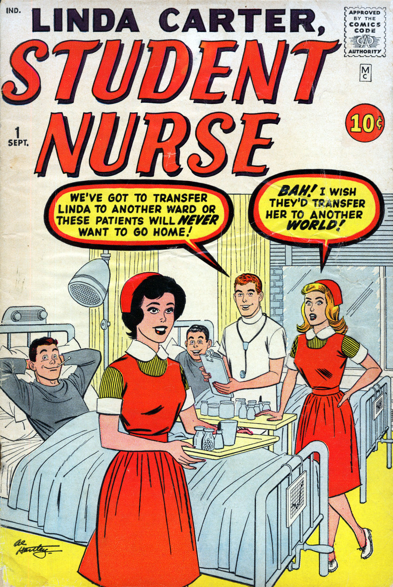 Read online Linda Carter, Student Nurse comic -  Issue #1 - 1
