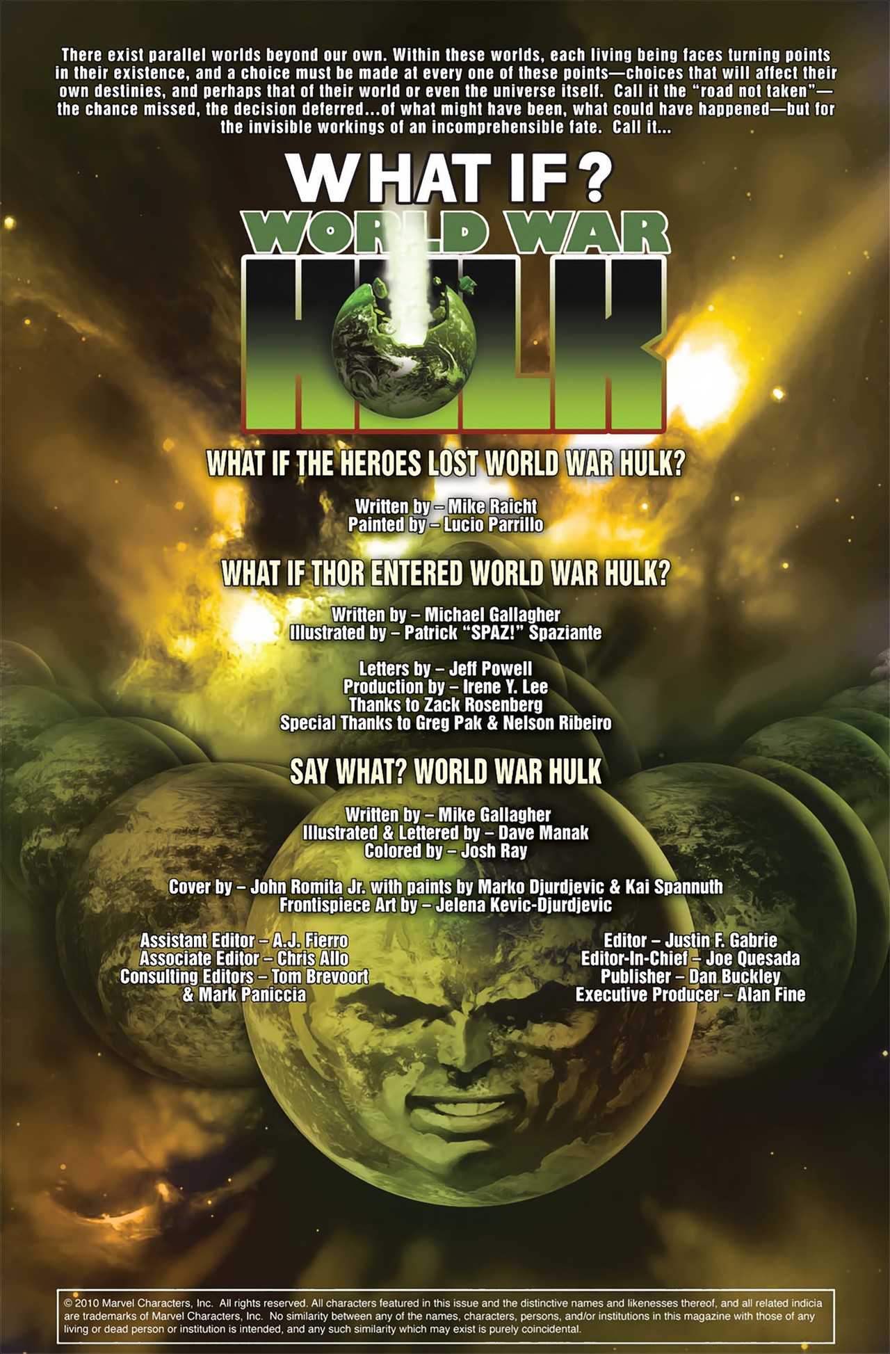Read online What If? World War Hulk comic -  Issue # Full - 2