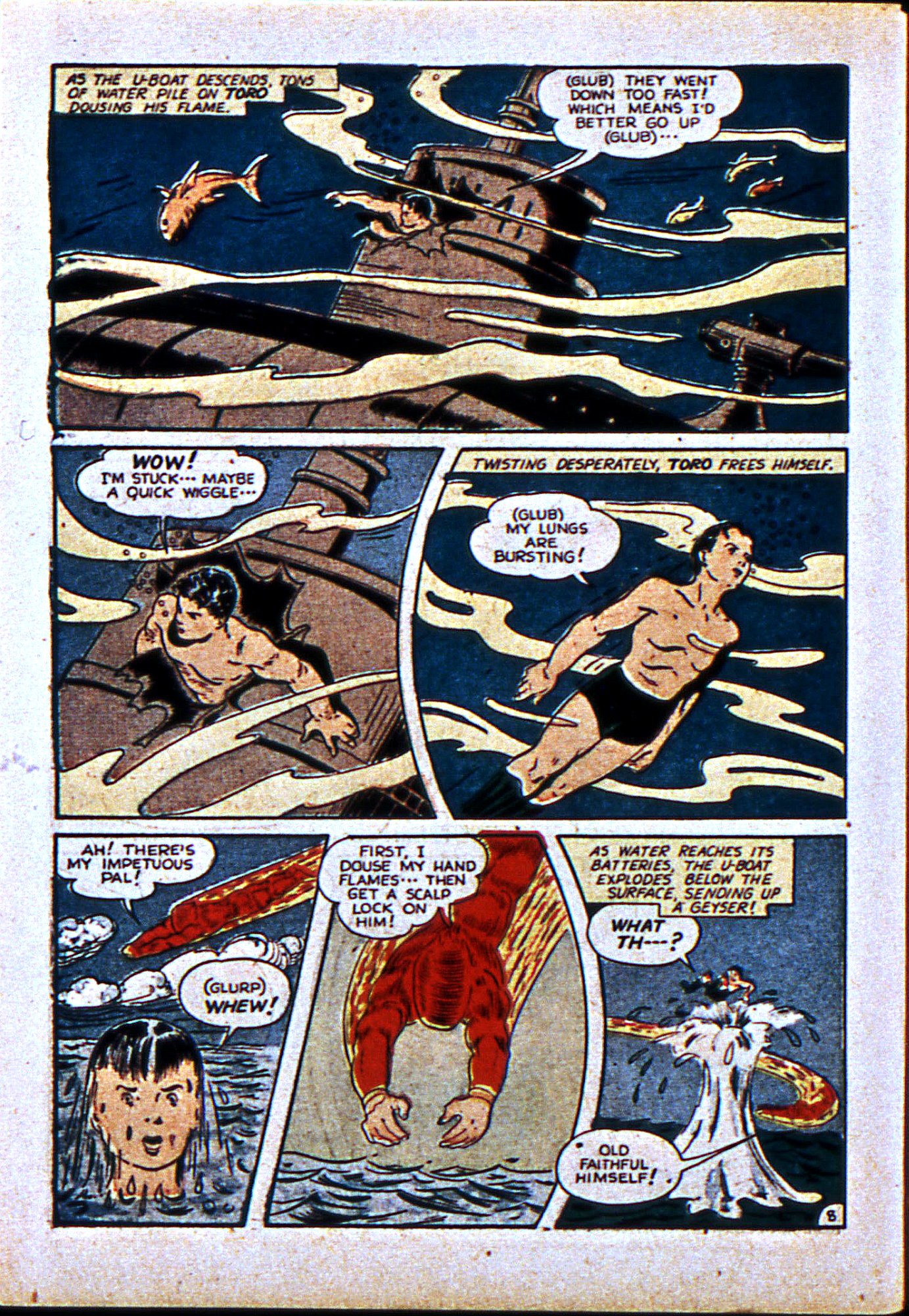 Read online The Human Torch (1940) comic -  Issue #10 - 11