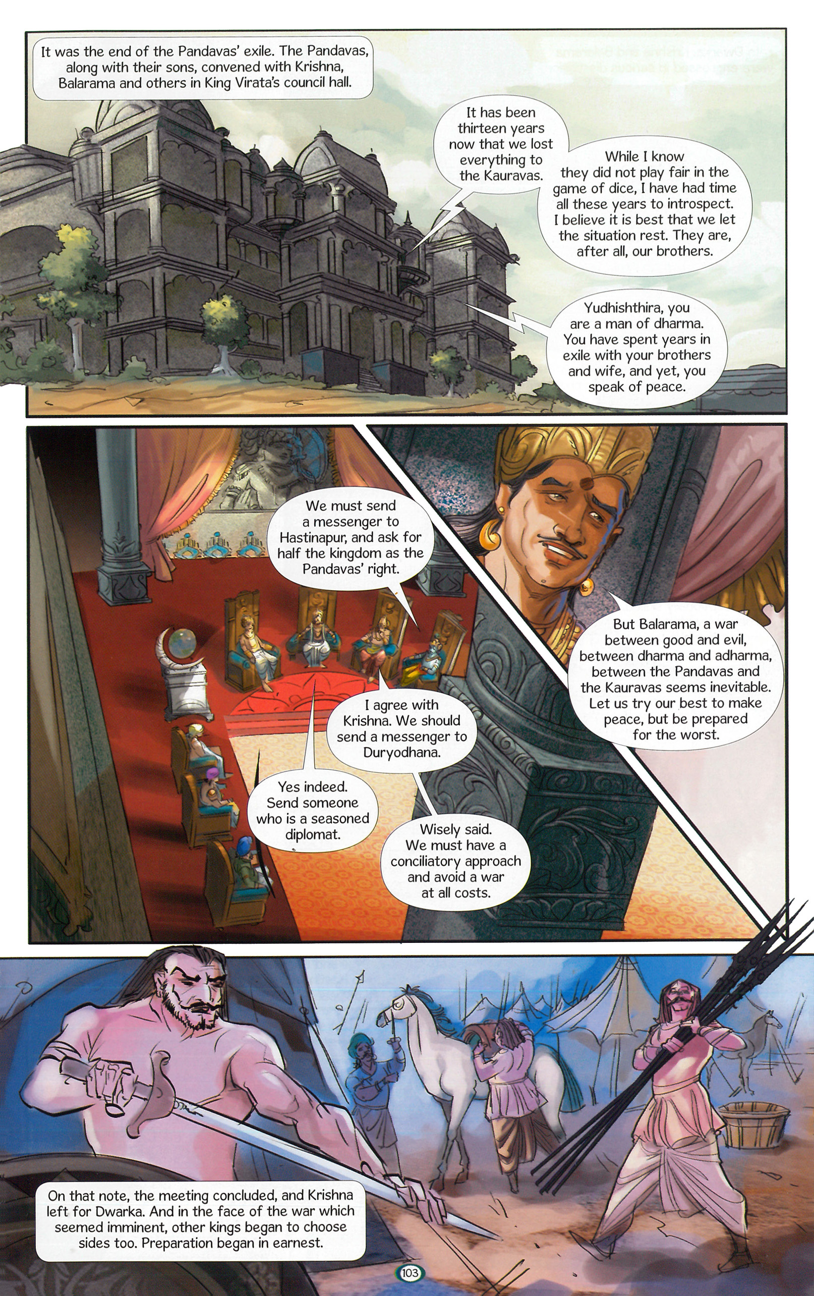Read online Krishna: Defender of Dharma comic -  Issue # TPB (Part 2) - 6