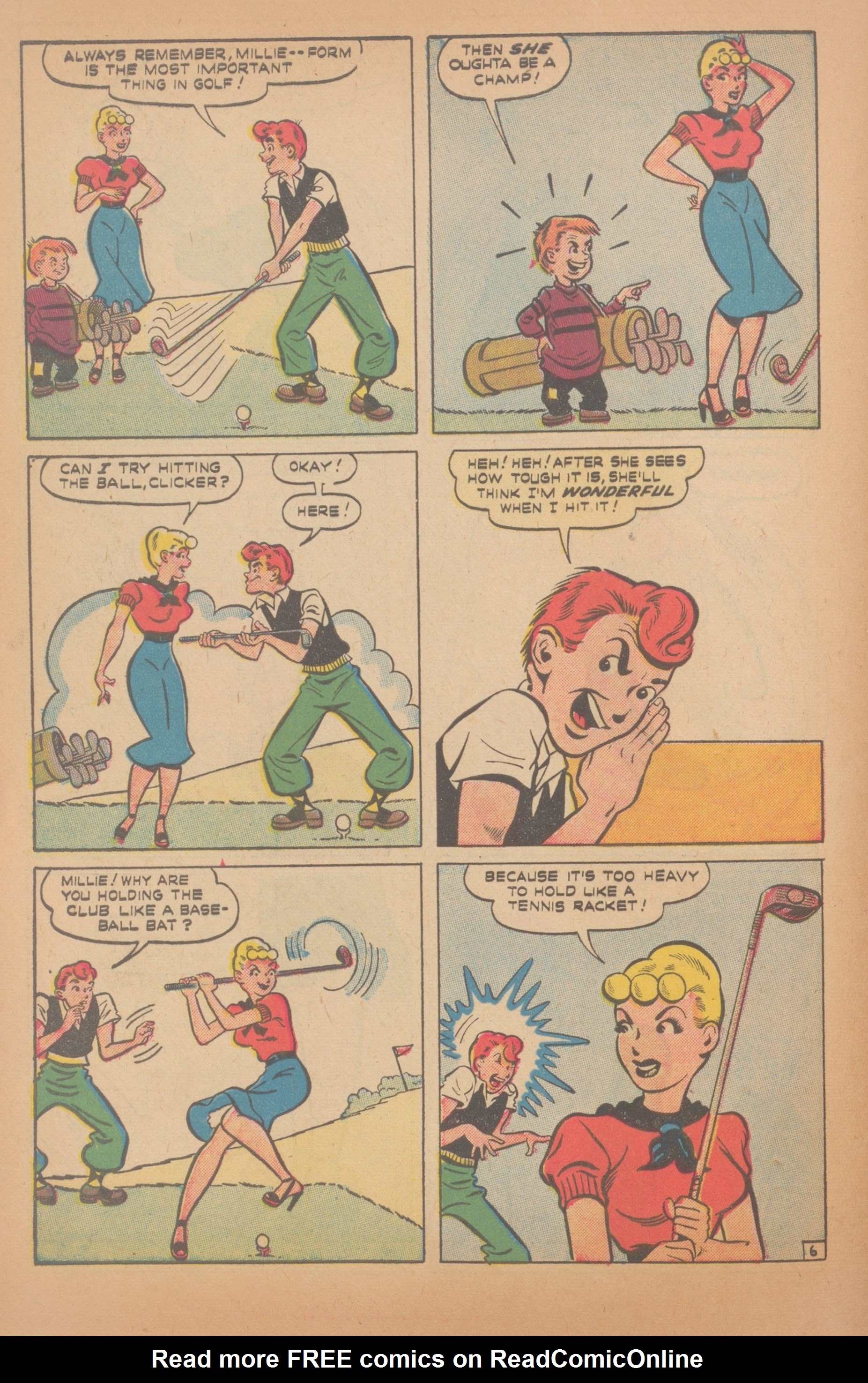 Read online Hedy Of Hollywood Comics comic -  Issue #37 - 46