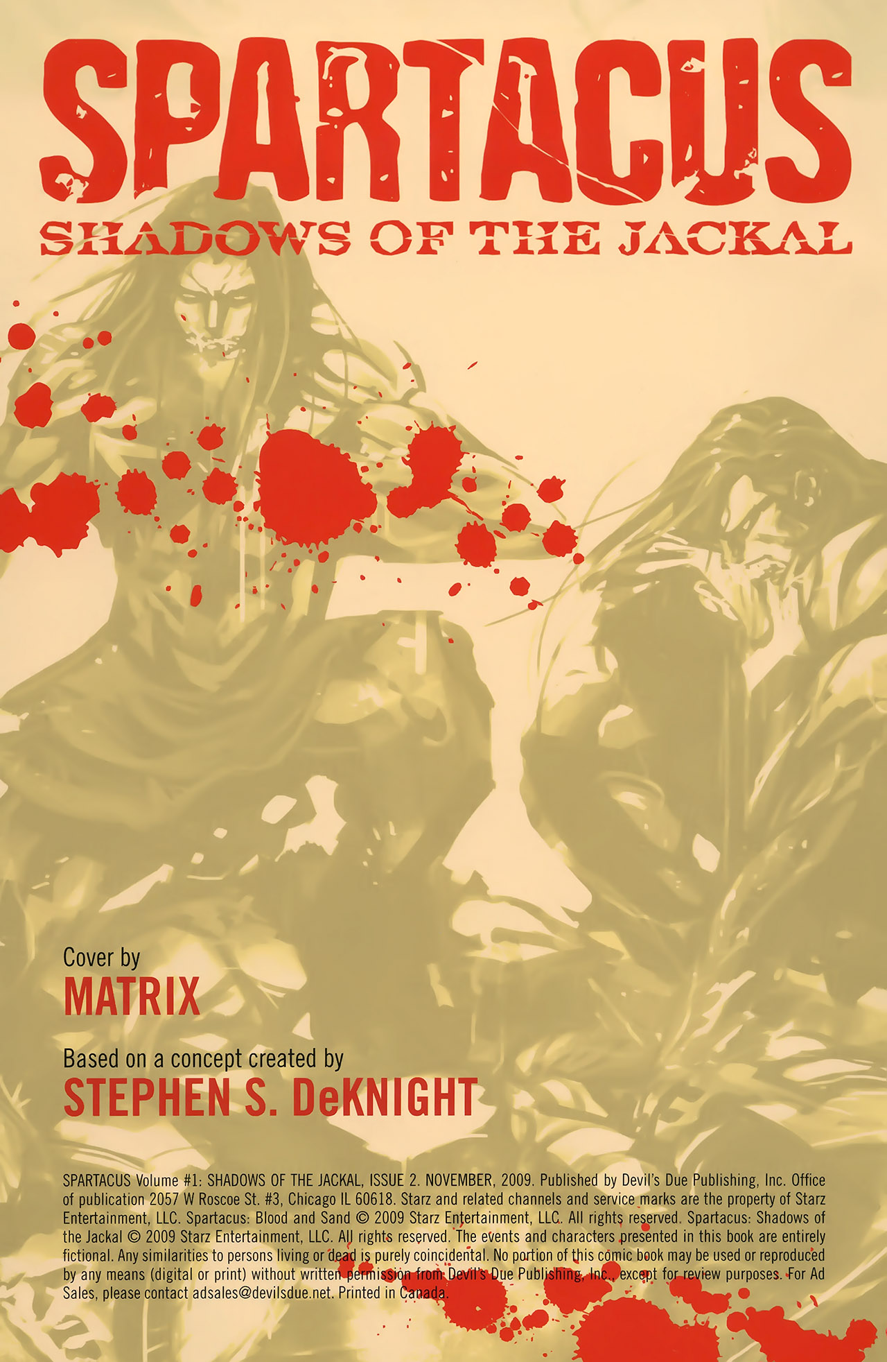Read online Spartacus comic -  Issue #2 - 2