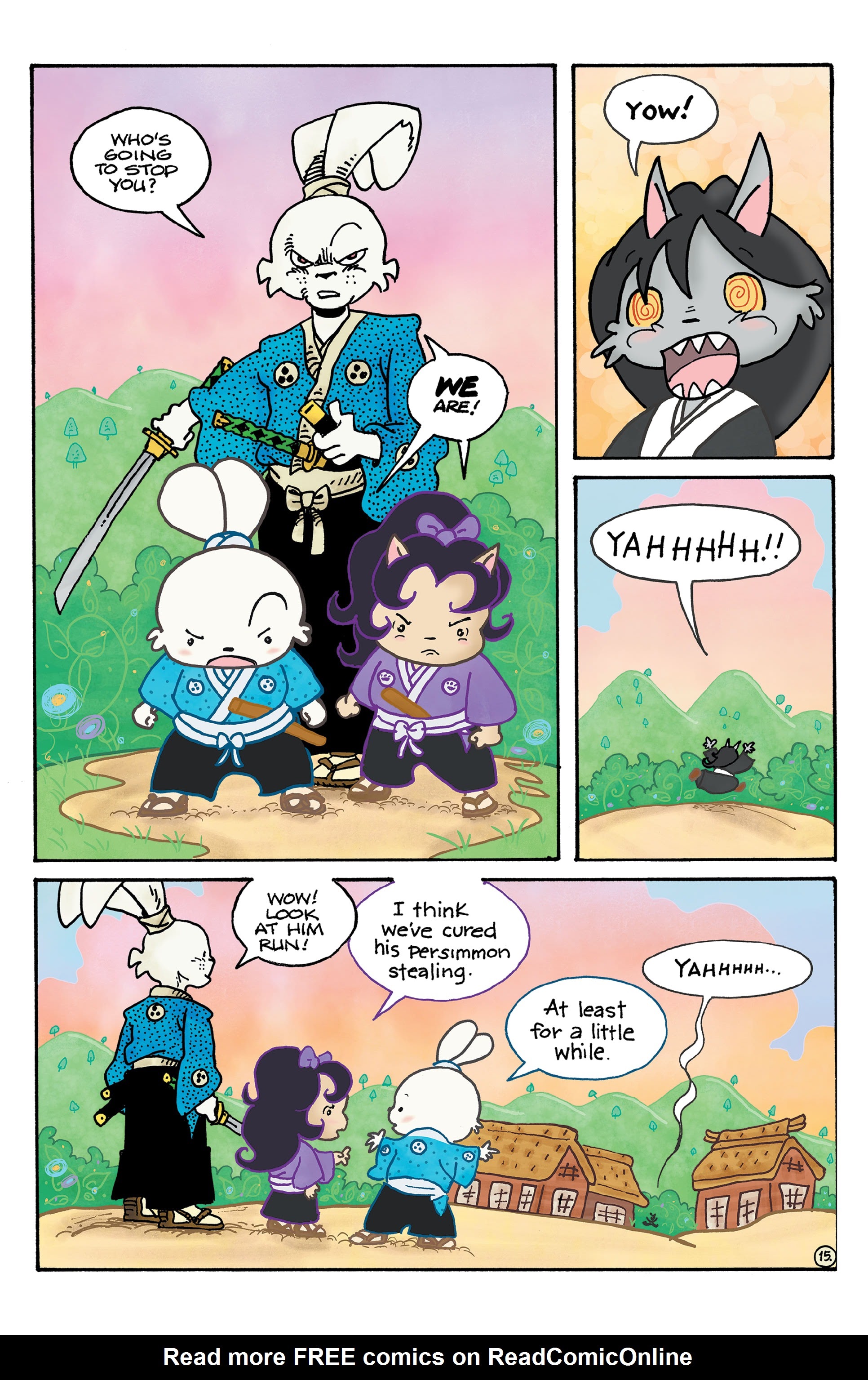 Read online Chibi-Usagi: Attack of the Heebie Chibis comic -  Issue # TPB - 137