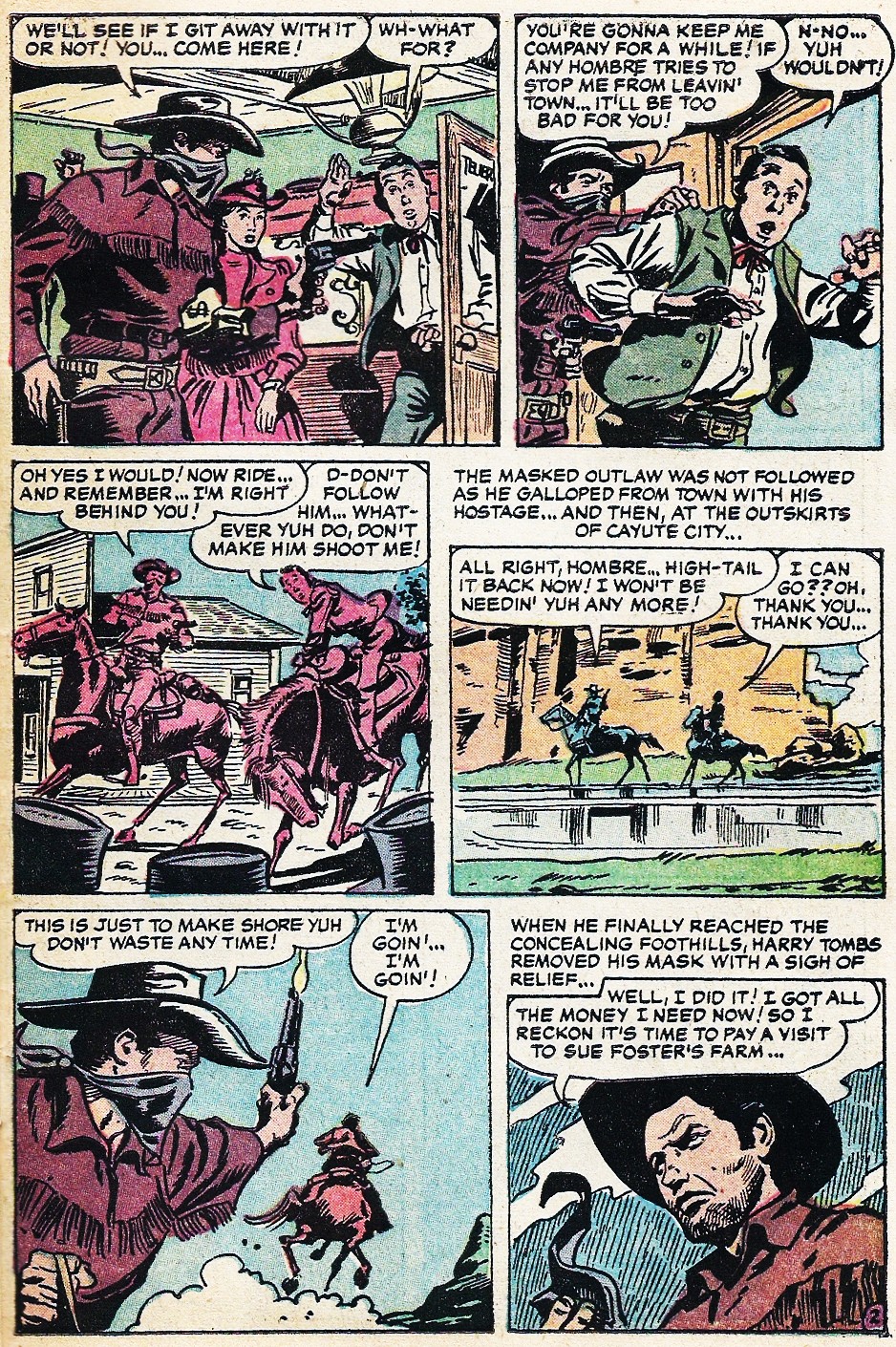 Read online Western Outlaws (1954) comic -  Issue #17 - 27