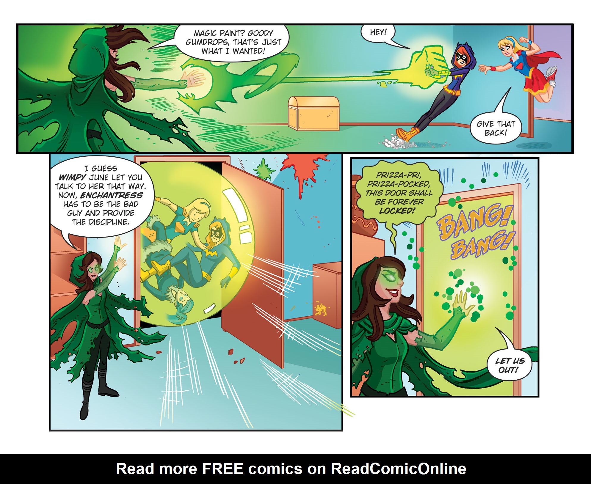 Read online DC Super Hero Girls: Out of the Bottle comic -  Issue #8 - 21