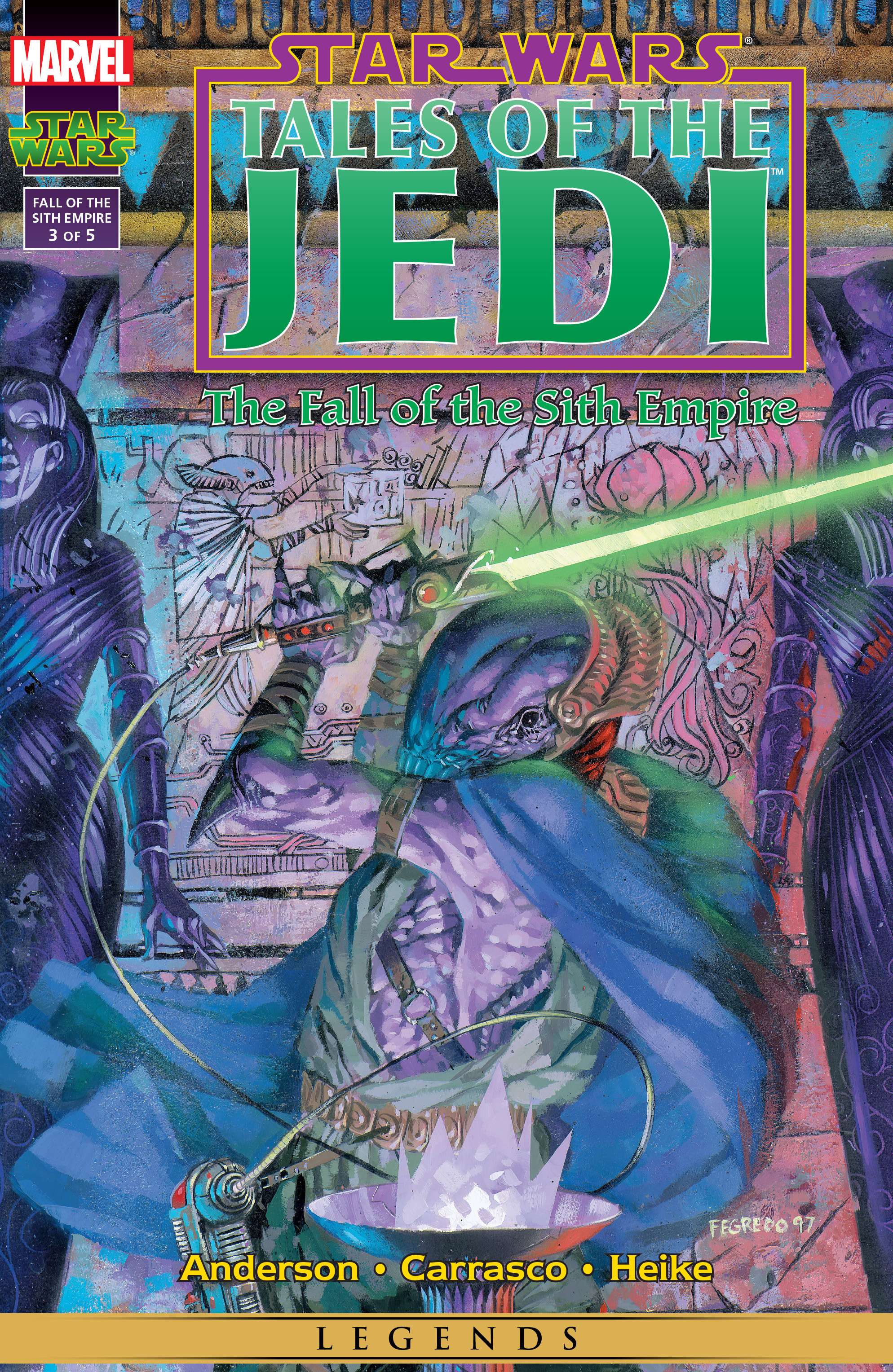 Read online Star Wars: Tales of the Jedi - The Fall of the Sith Empire comic -  Issue #3 - 1
