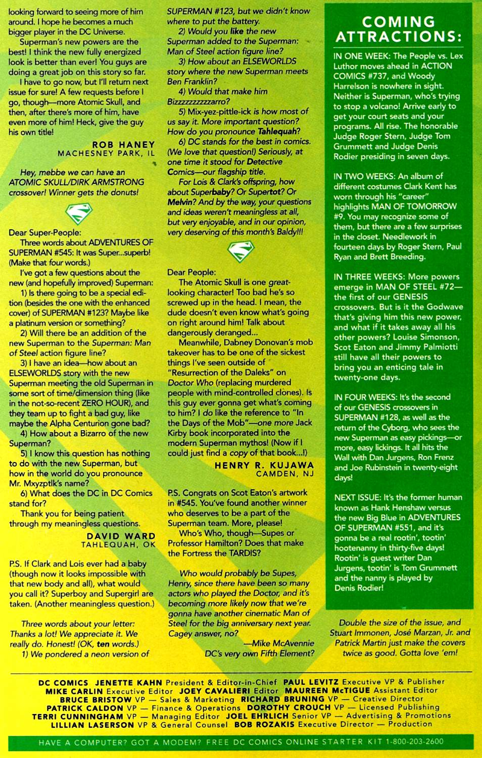 Read online Adventures of Superman (1987) comic -  Issue #550 - 41