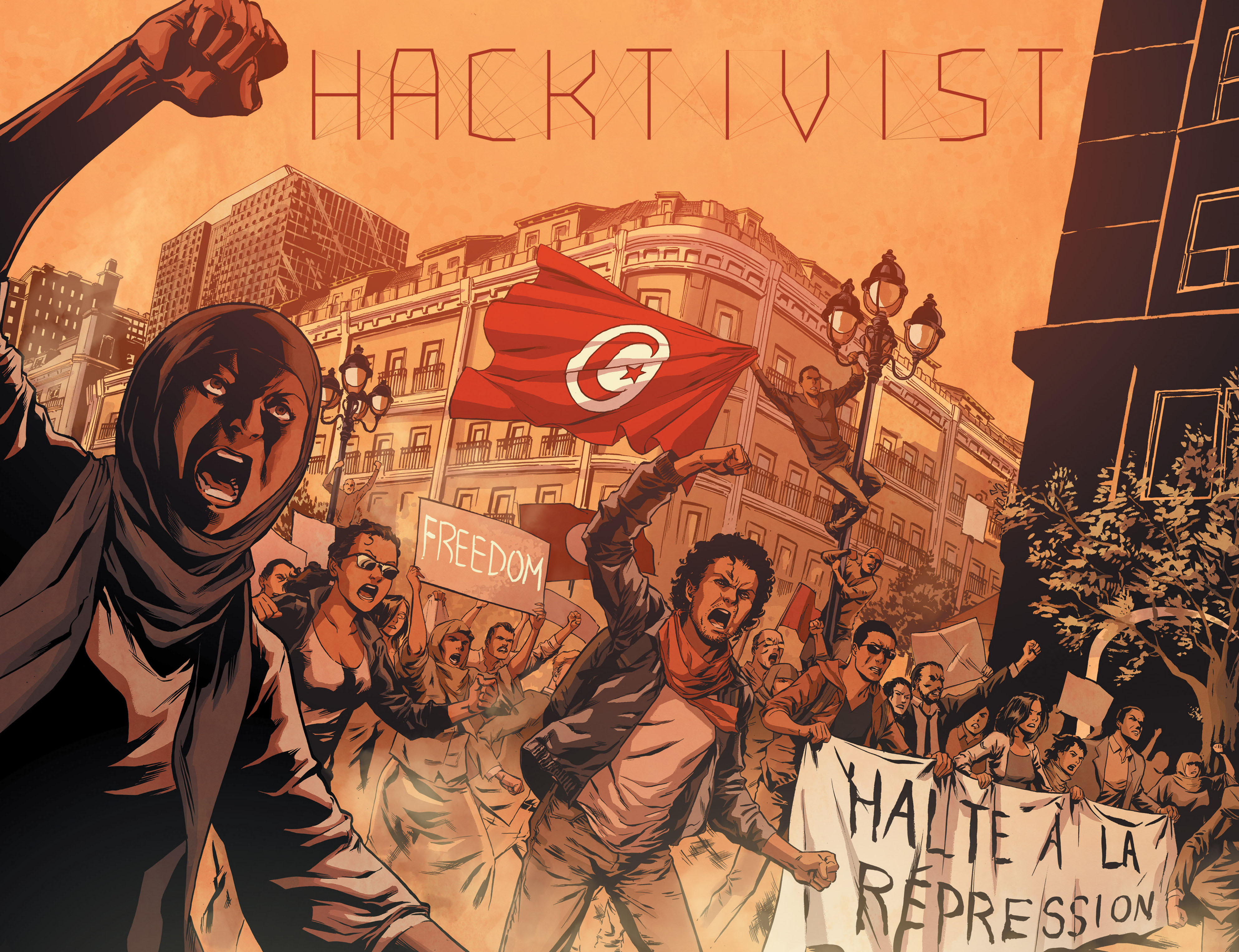 Read online Hacktivist comic -  Issue #1 - 10