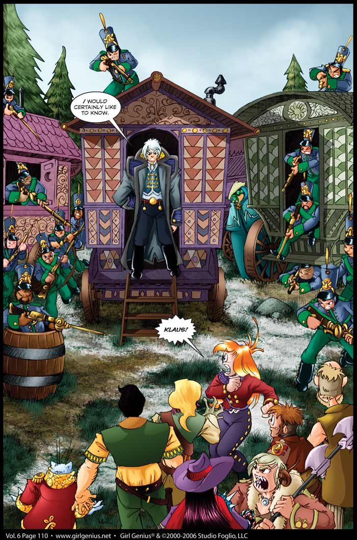 Read online Girl Genius (2002) comic -  Issue #6 - 111