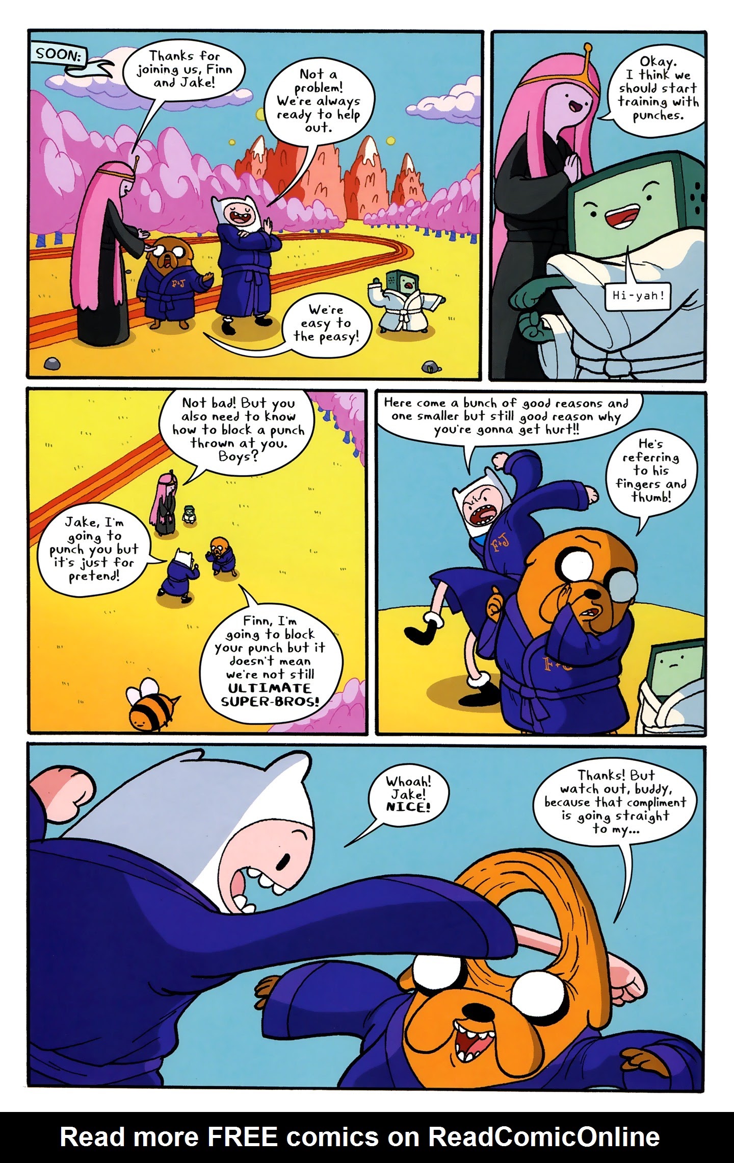 Read online Peanuts / Adventure Time Free Comic Book Day Edition comic -  Issue # Full - 6