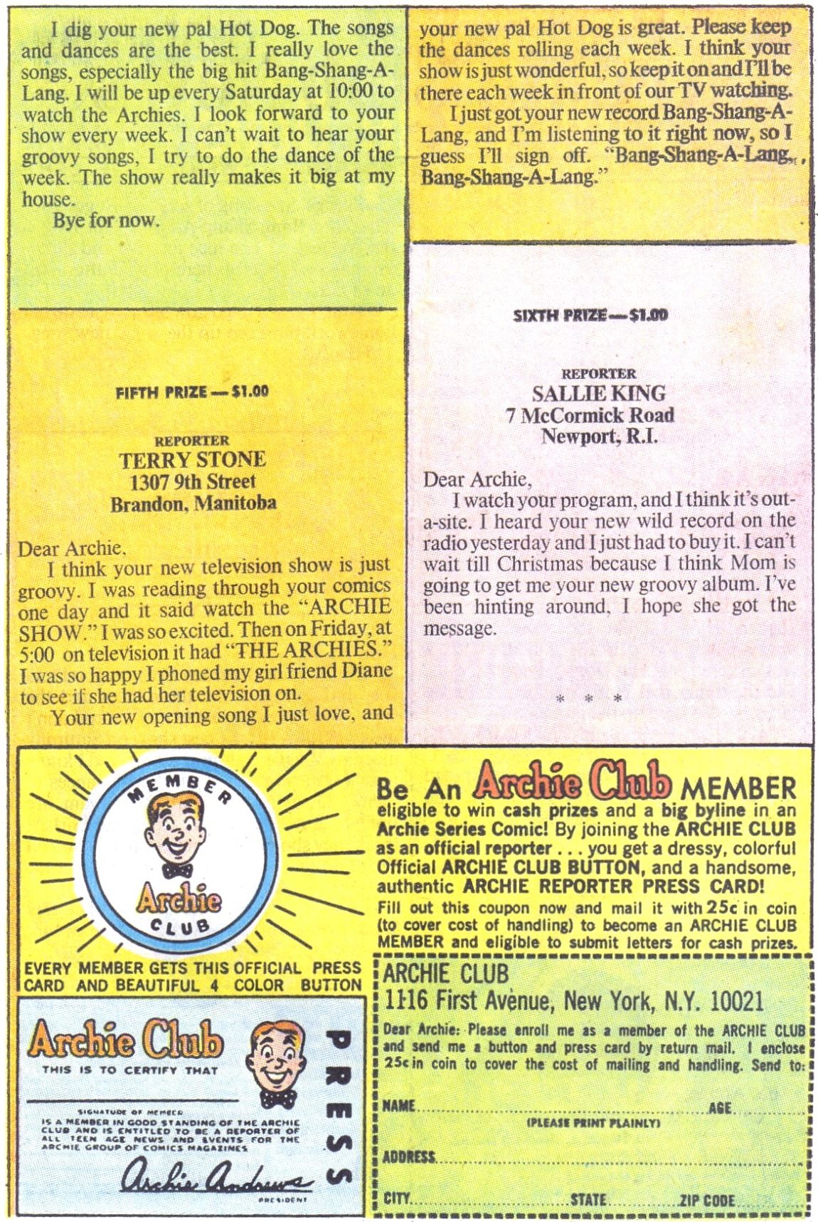 Read online Archie (1960) comic -  Issue #190 - 11