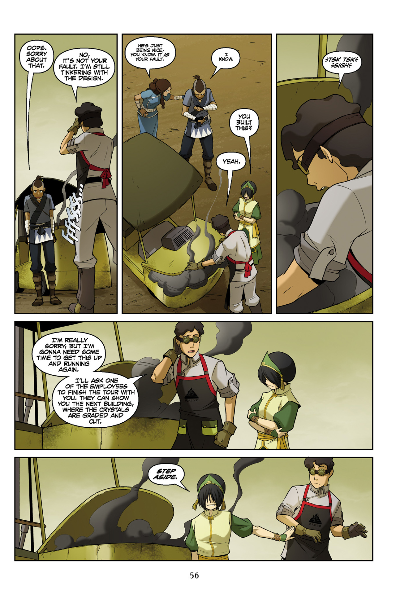 Read online Nickelodeon Avatar: The Last Airbender - The Rift comic -  Issue # Part 1 - 56