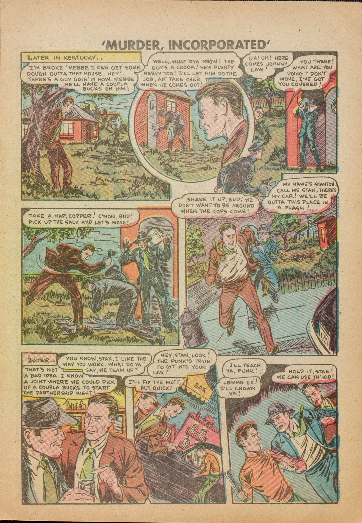 Read online Murder Incorporated (1948) comic -  Issue #9 - 5