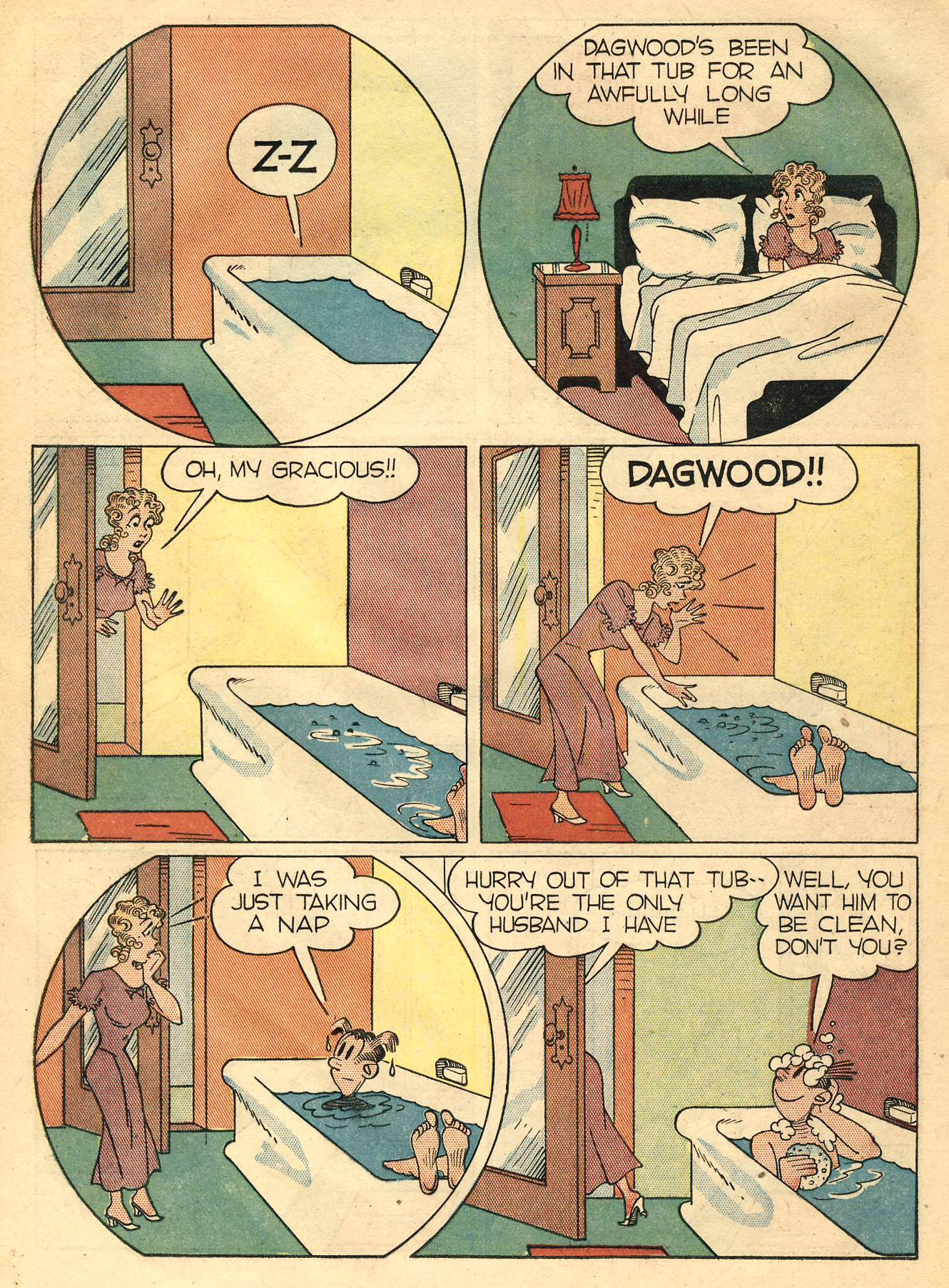 Read online Blondie Comics (1947) comic -  Issue #1 - 24