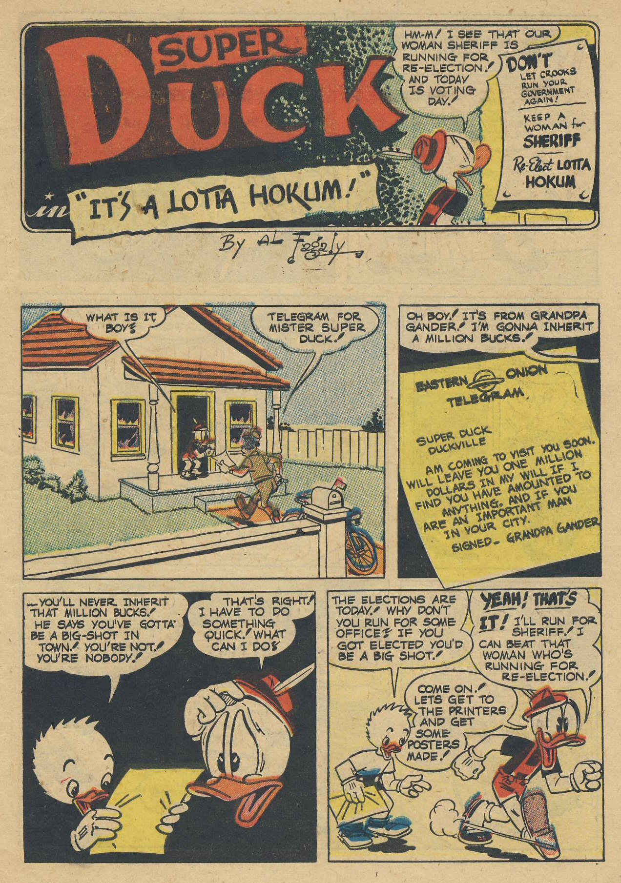 Read online Super Duck Comics comic -  Issue #49 - 3