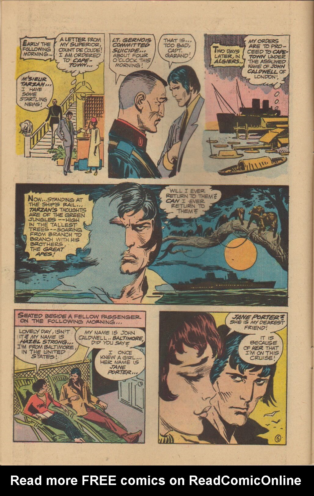 Read online Tarzan (1972) comic -  Issue #221 - 7