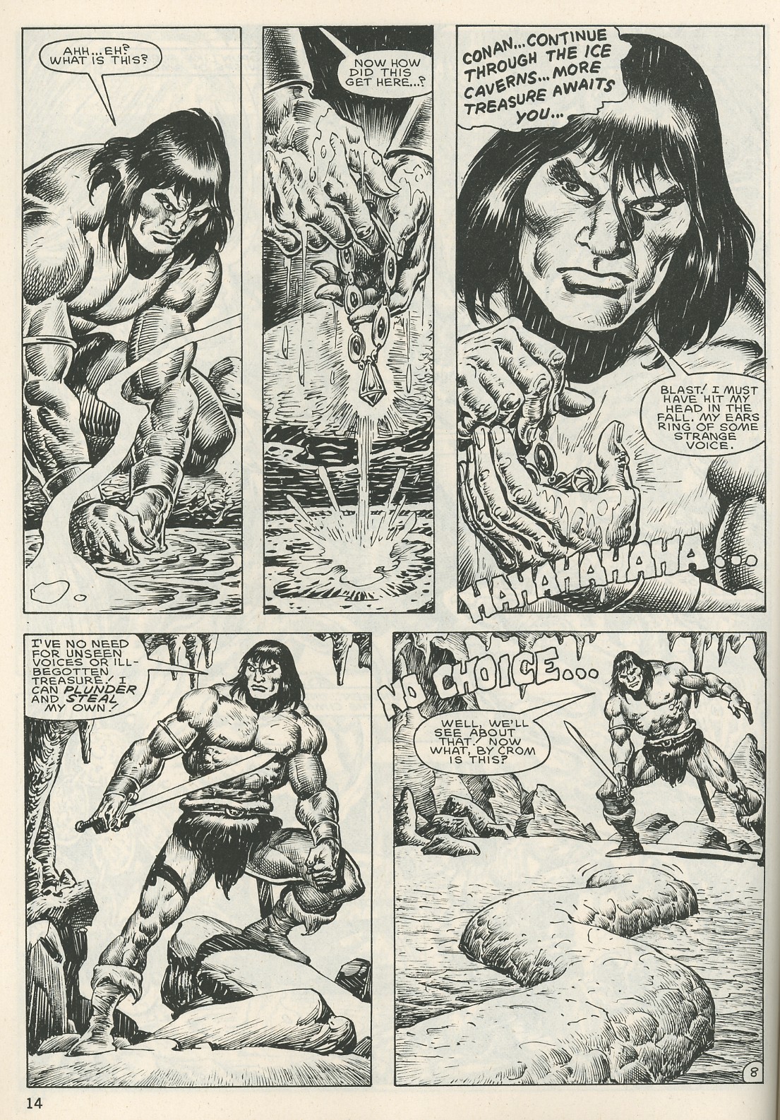 Read online The Savage Sword Of Conan comic -  Issue #123 - 14