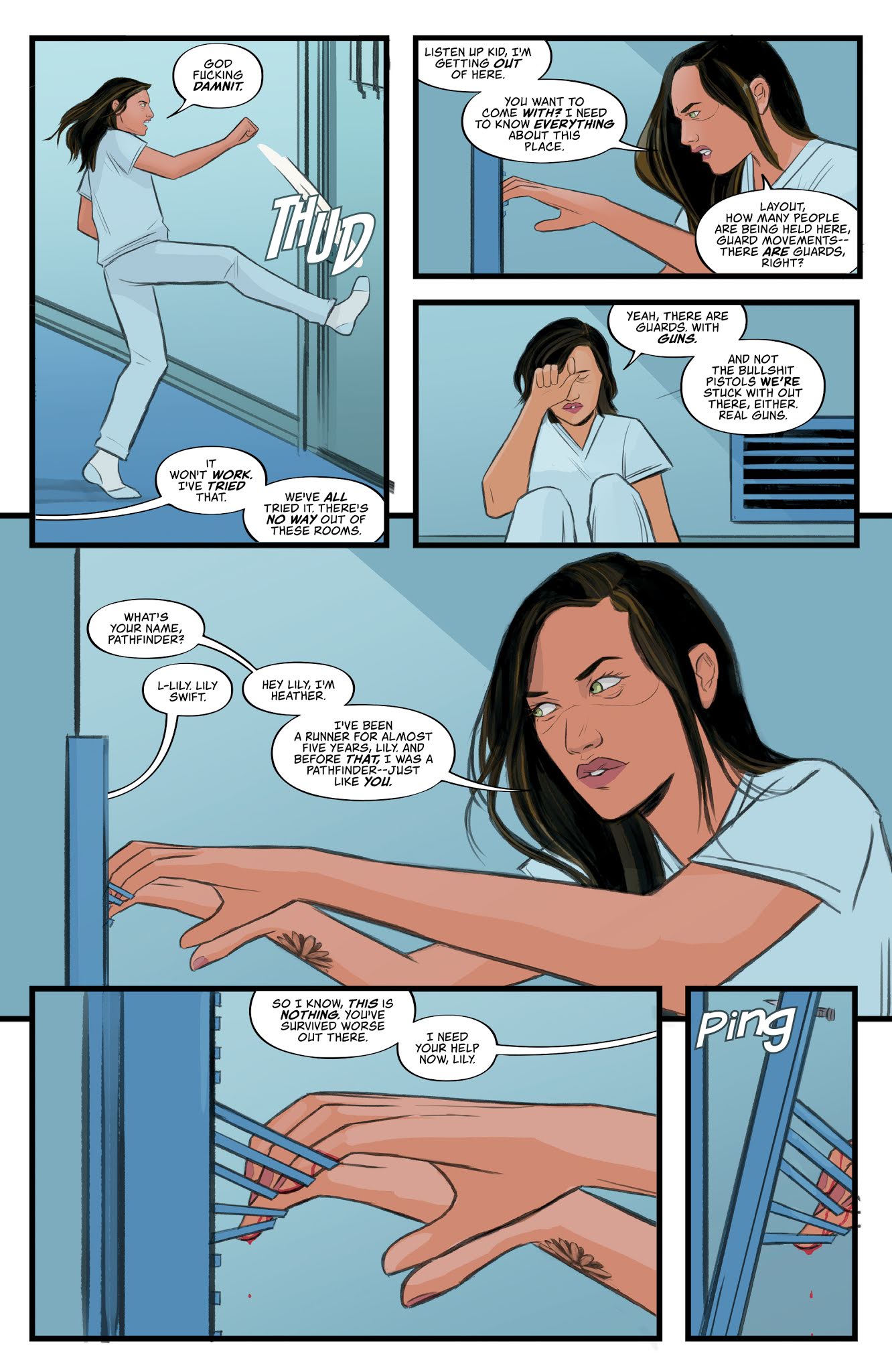 Read online The Wilds comic -  Issue #3 - 8