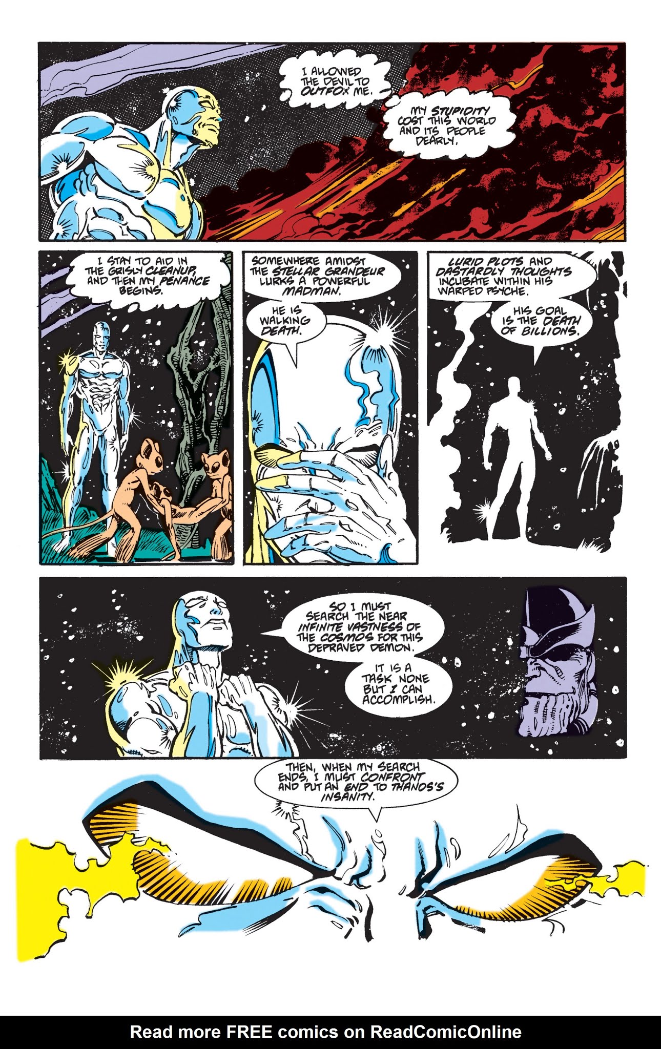 Read online Silver Surfer (1987) comic -  Issue # _TPB Silver Surfer - Rebirth of Thanos (Part 1) - 45