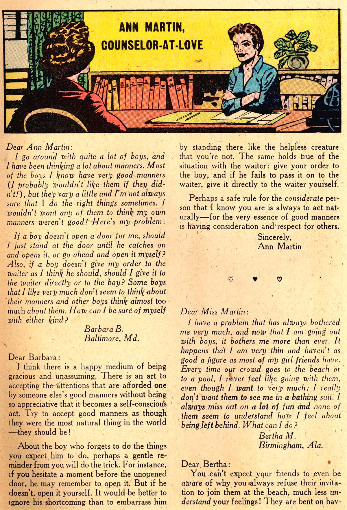 Read online Secret Hearts comic -  Issue #52 - 17
