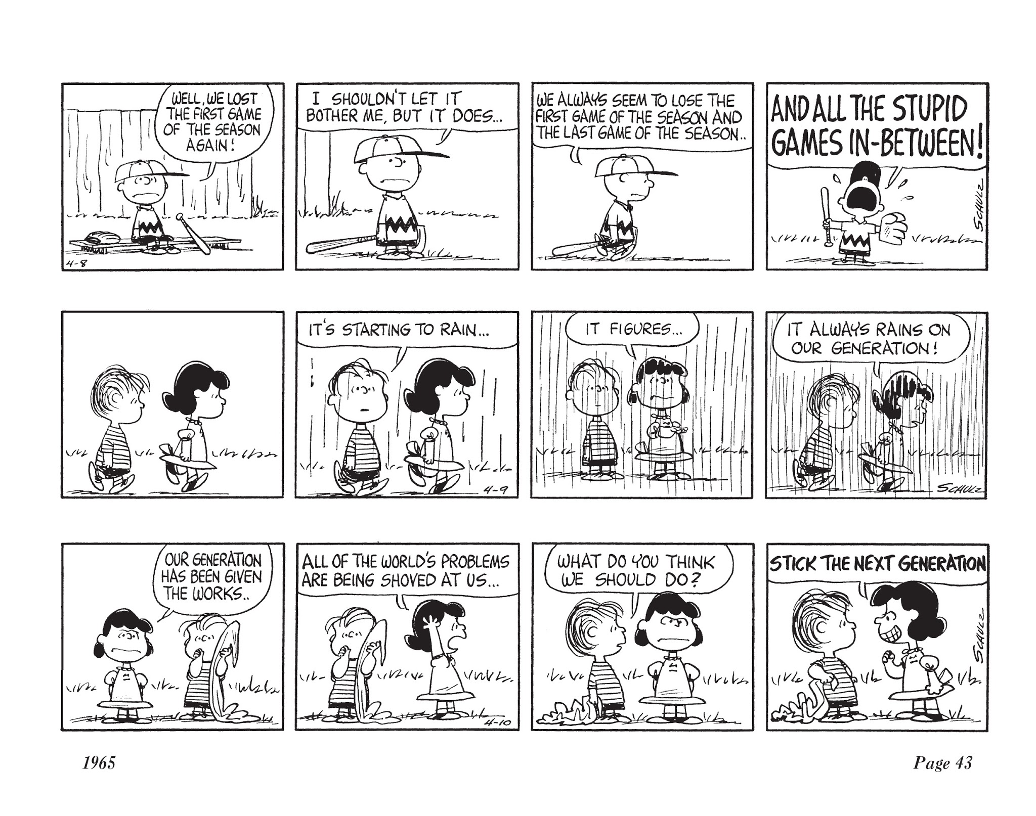 Read online The Complete Peanuts comic -  Issue # TPB 8 - 55