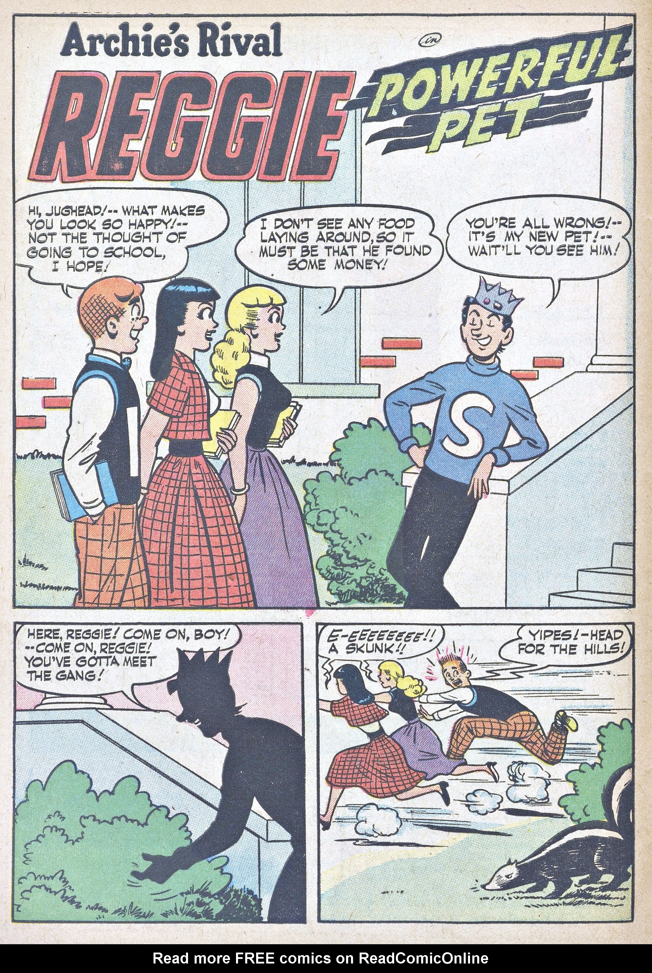 Read online Archie's Rival Reggie comic -  Issue #9 - 10
