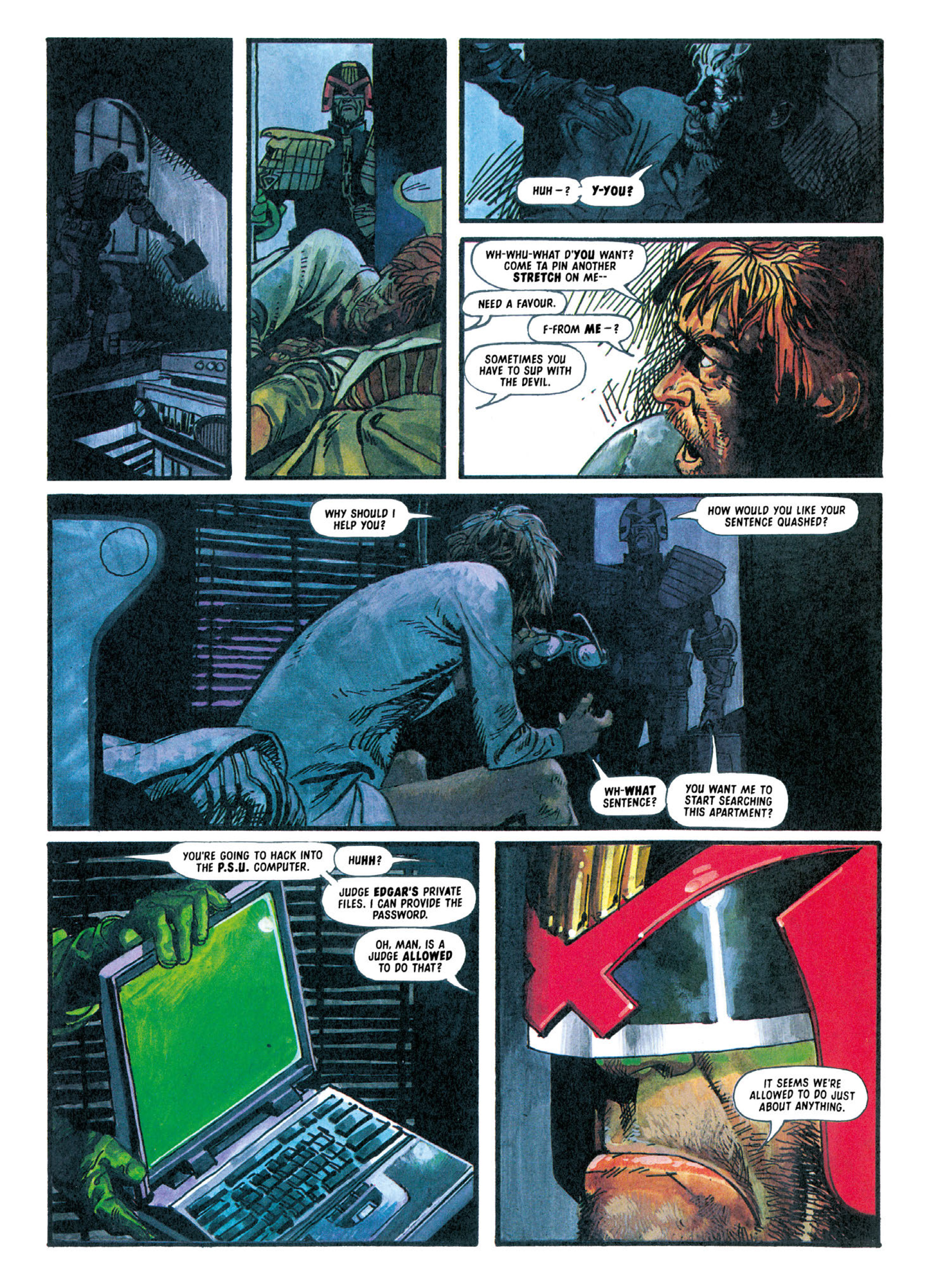 Read online Judge Dredd: The Complete Case Files comic -  Issue # TPB 28 - 213