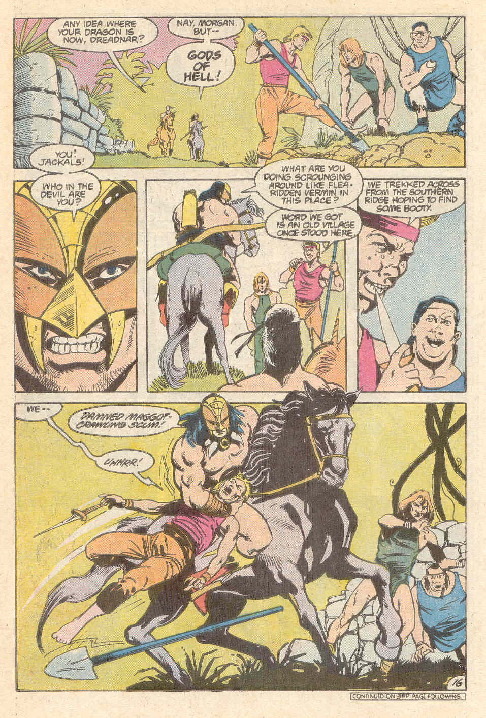Read online Warlord (1976) comic -  Issue #127 - 16