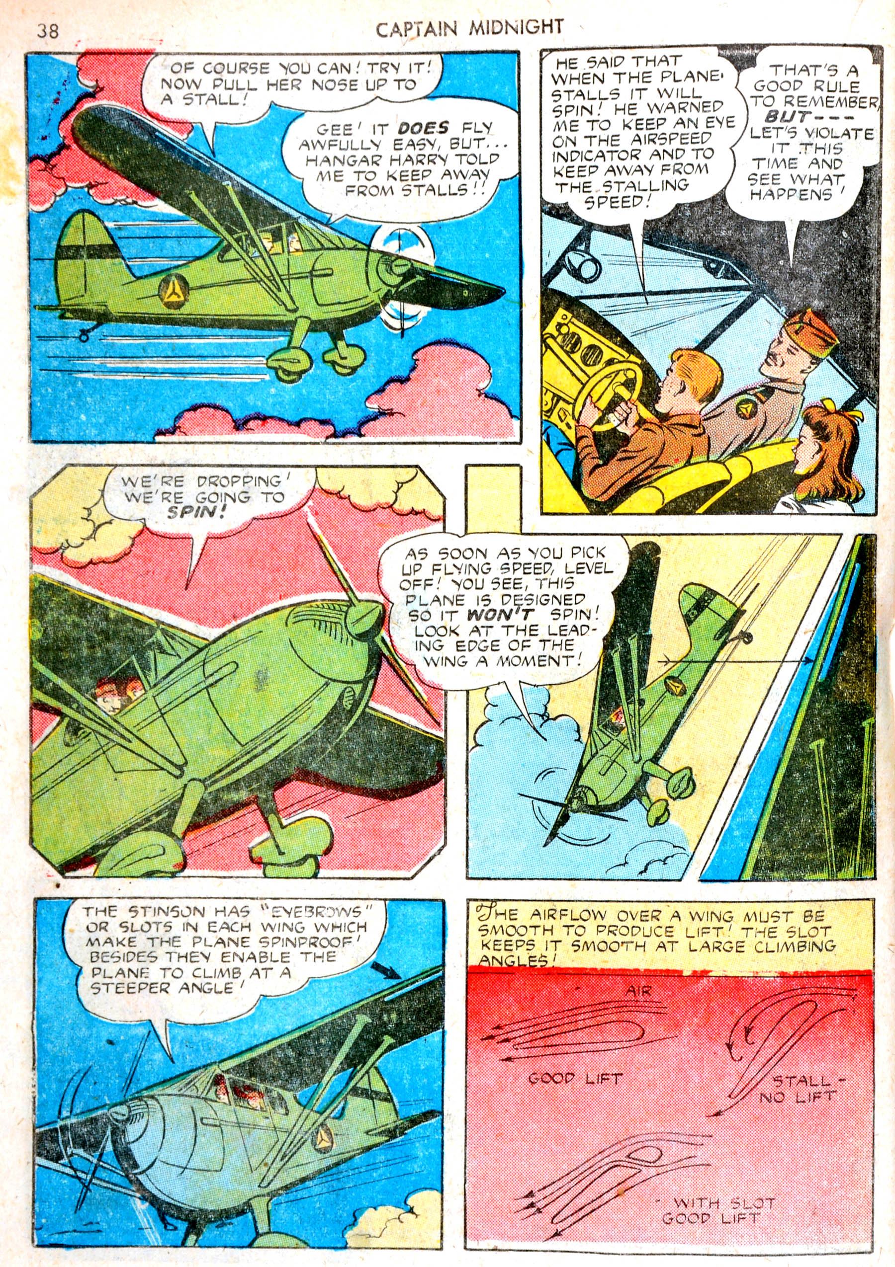 Read online Captain Midnight (1942) comic -  Issue #13 - 37