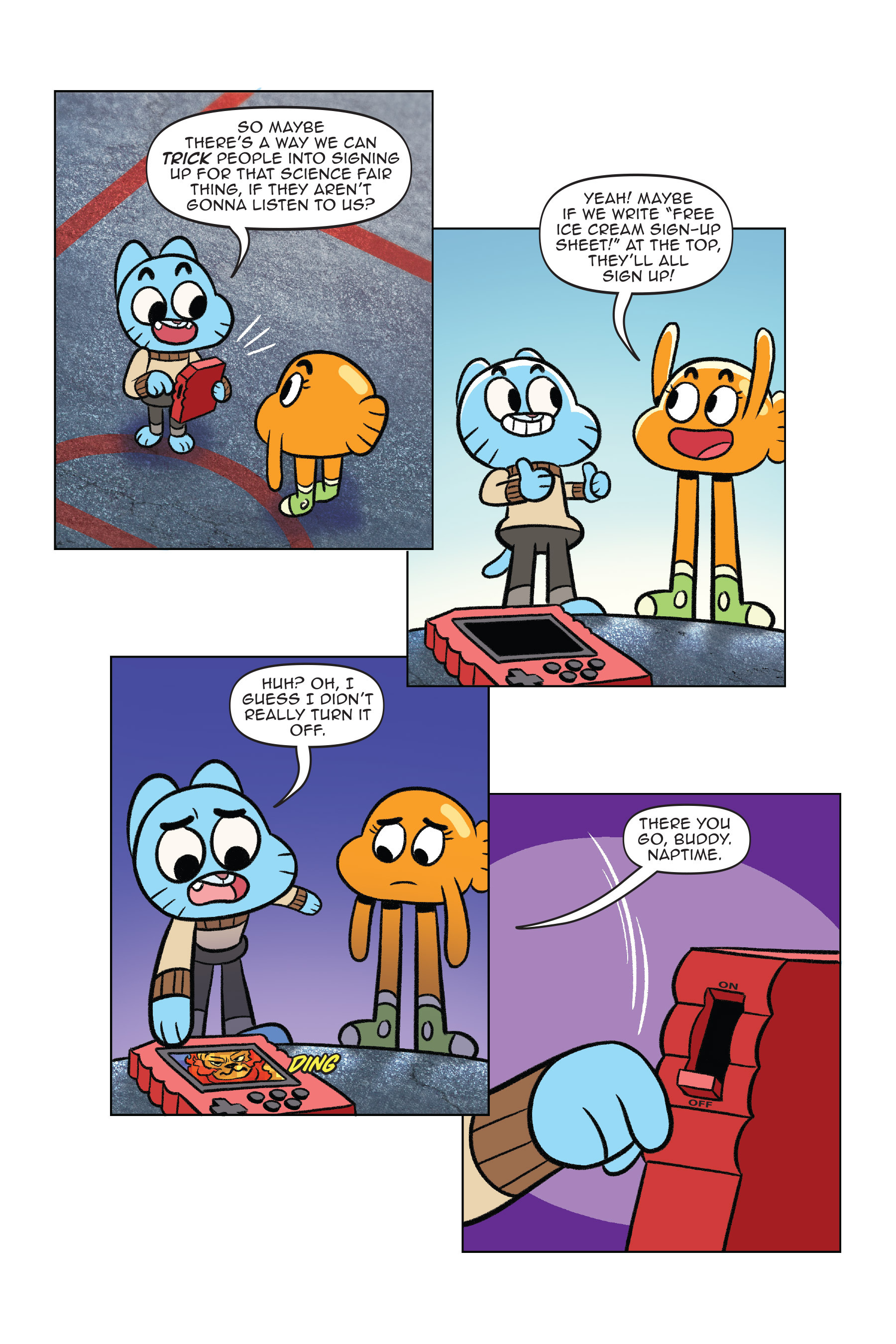Read online The Amazing World of Gumball: Cheat Code comic -  Issue # Full - 60