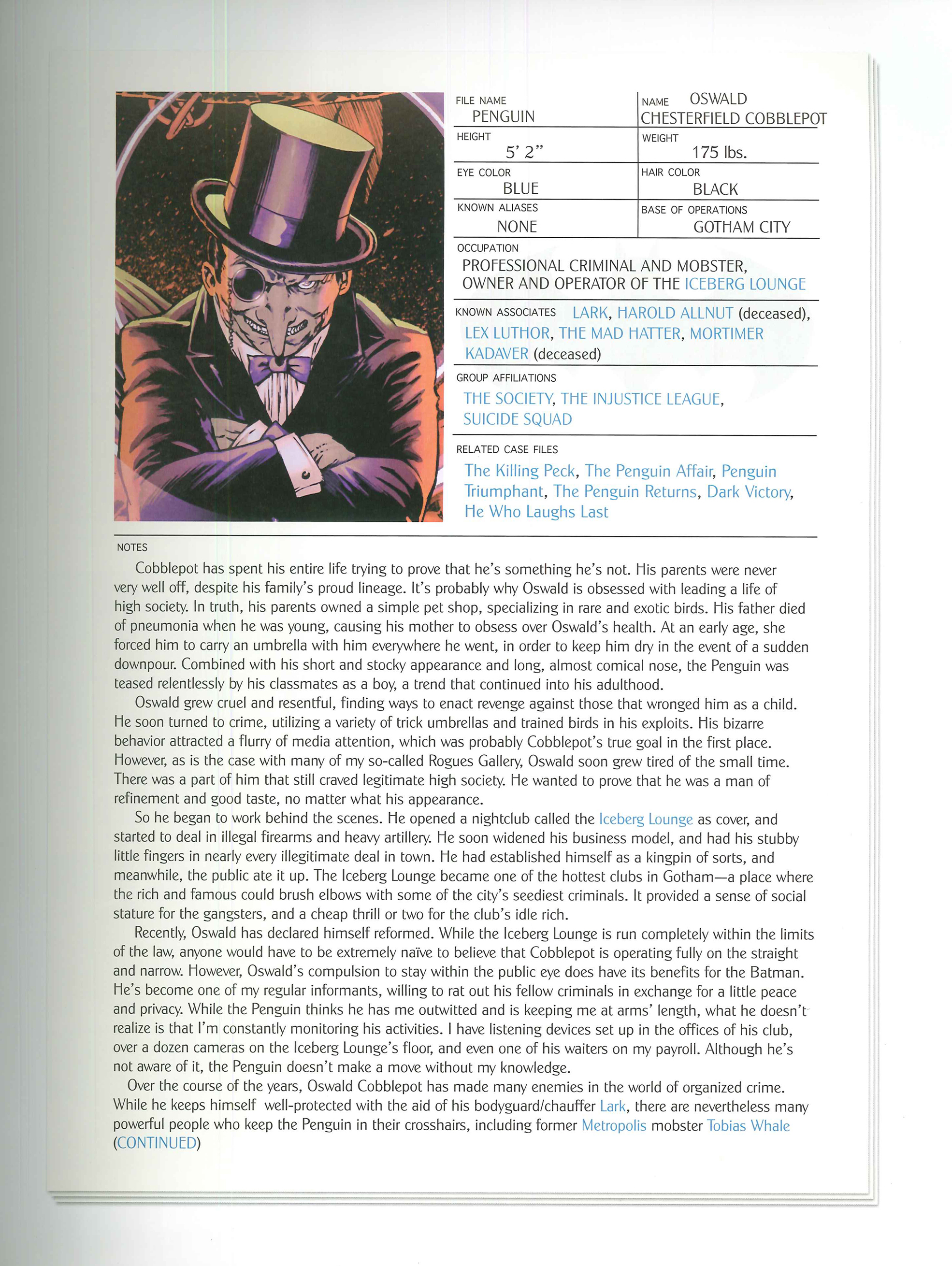 Read online The Batman Files comic -  Issue # TPB (Part 1) - 83