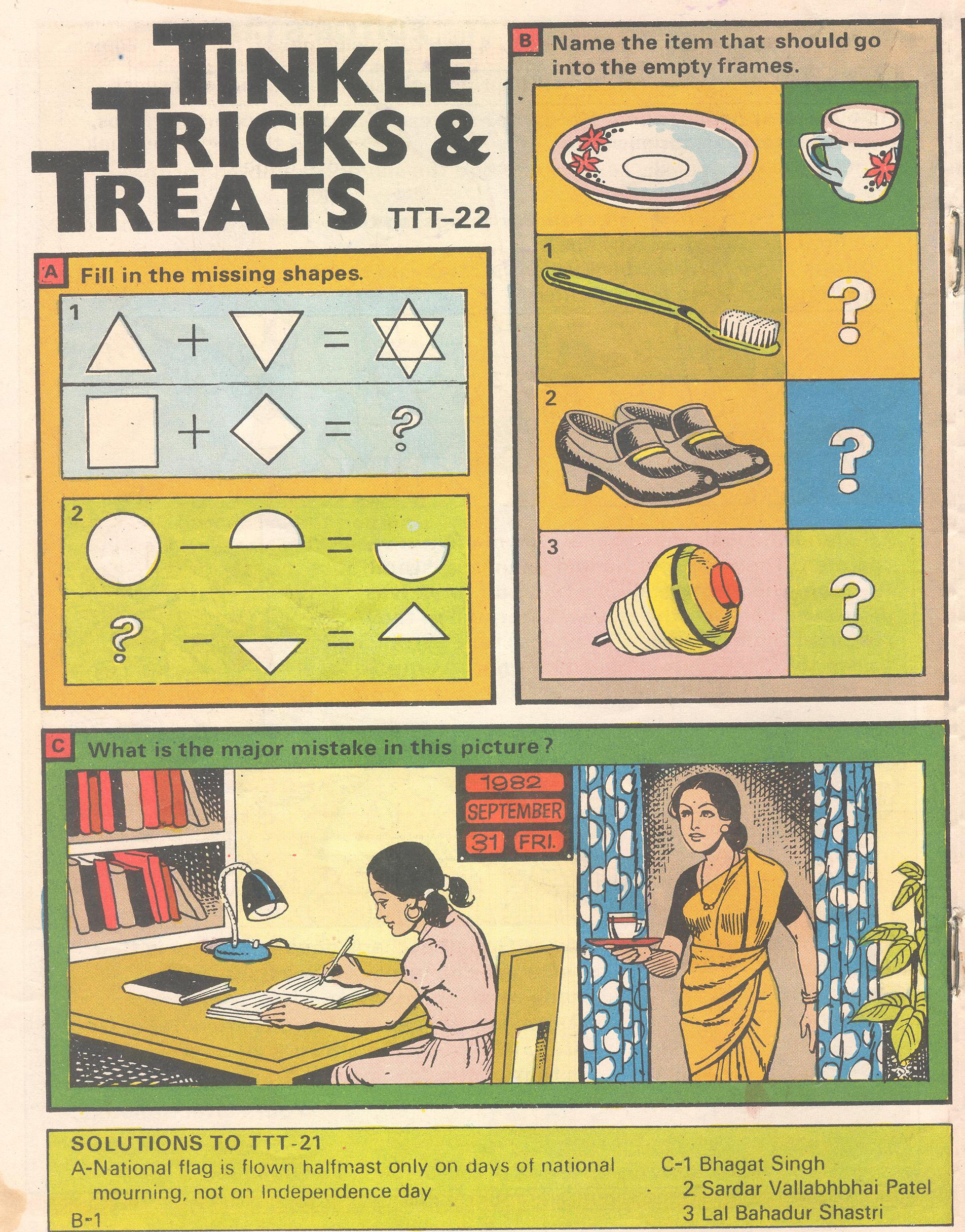 Read online Tinkle comic -  Issue #22 - 16