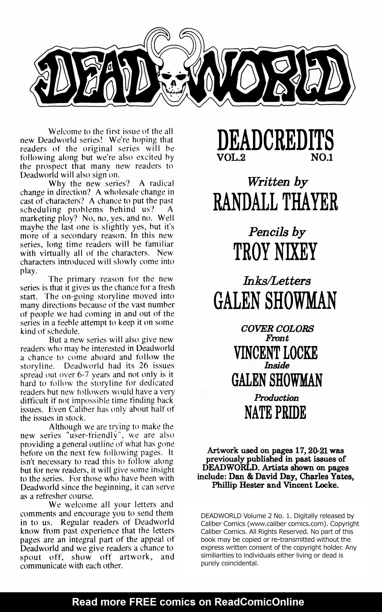 Read online Deadworld (1993) comic -  Issue #1 - 3