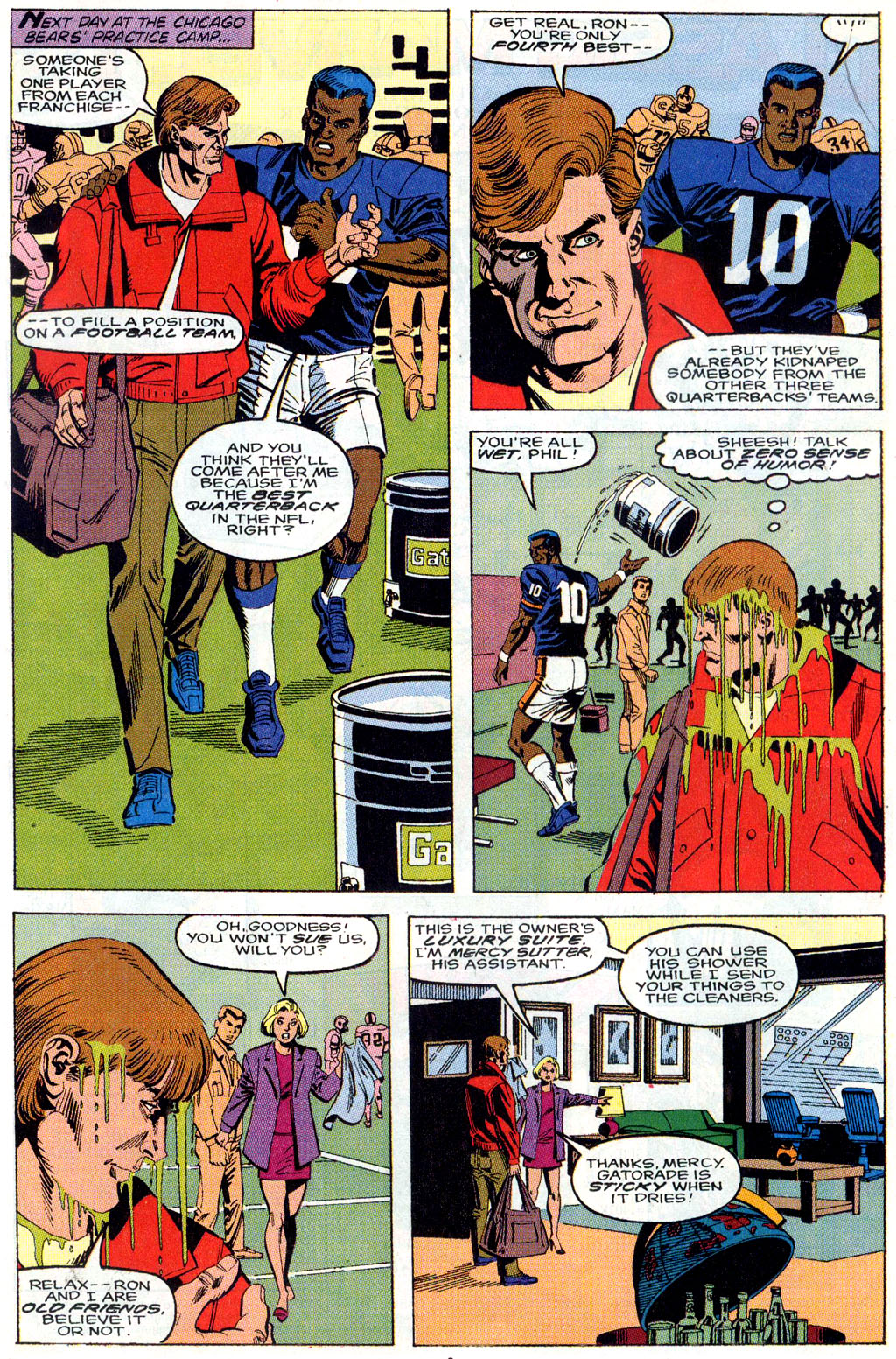 Read online NFL SuperPro comic -  Issue #5 - 8