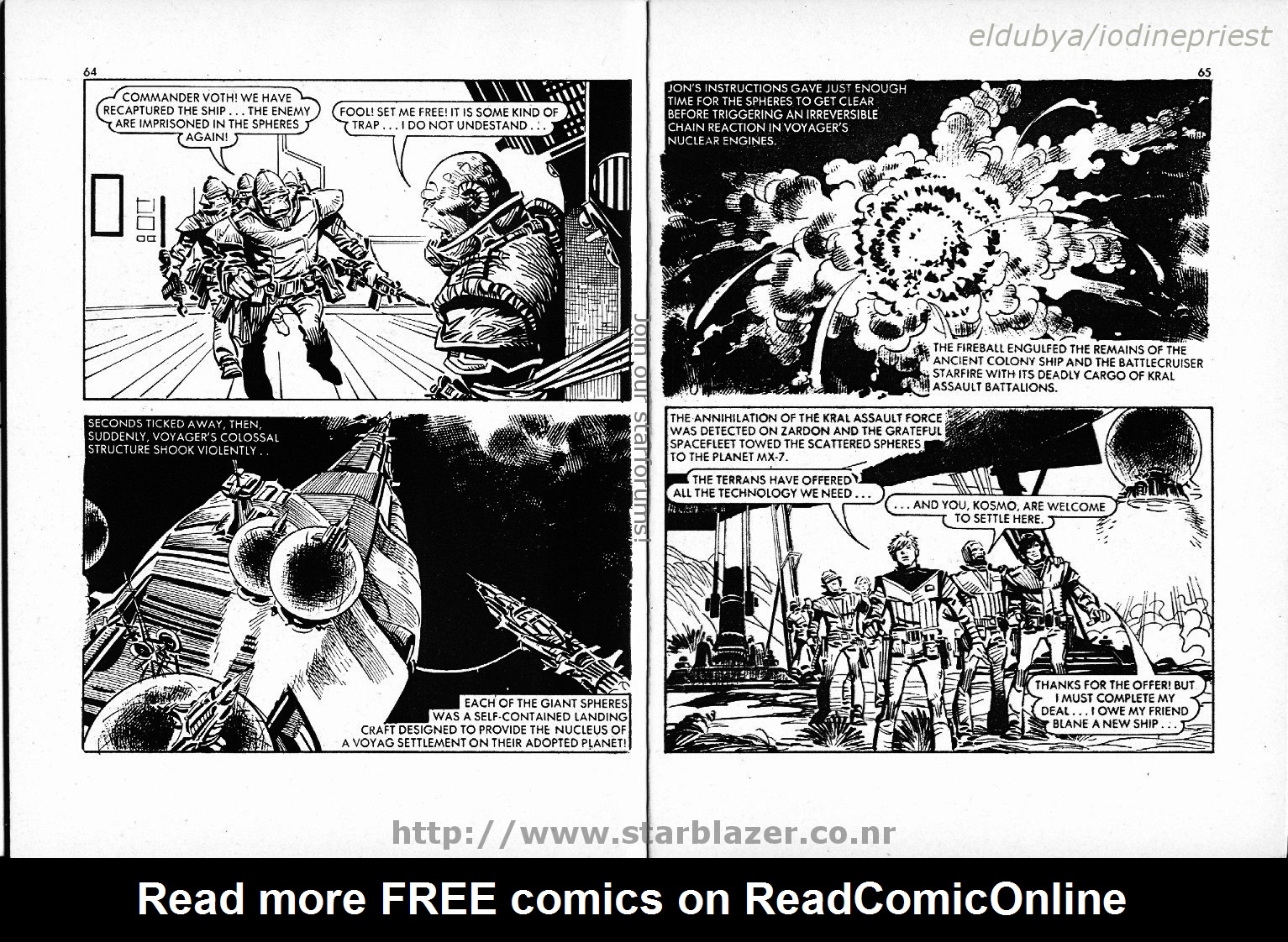 Read online Starblazer comic -  Issue #96 - 34