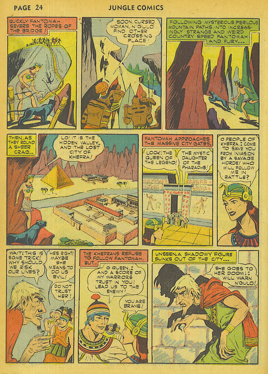 Read online Jungle Comics comic -  Issue #27 - 26