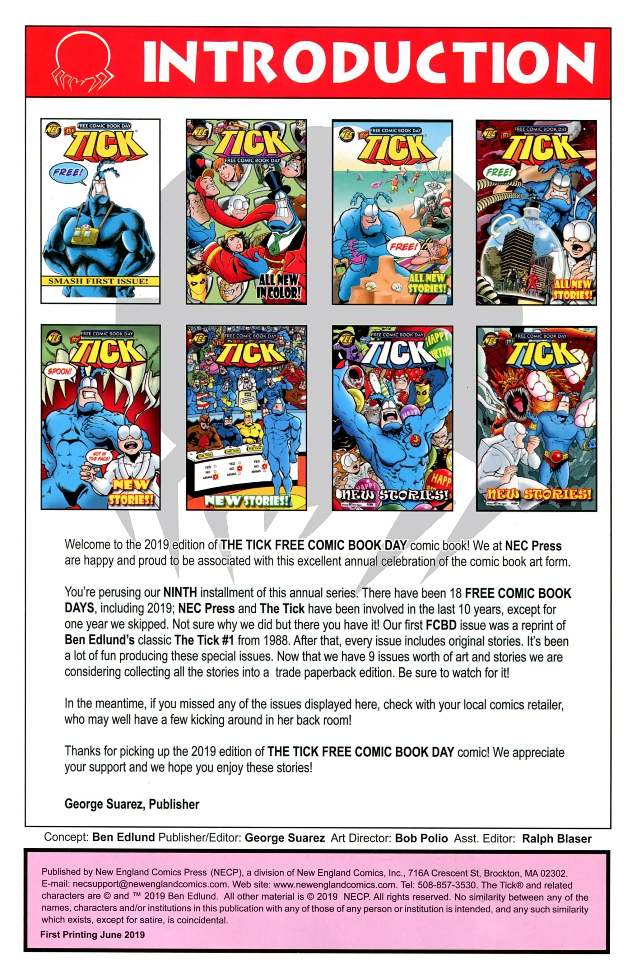 Read online Free Comic Book Day 2019 comic -  Issue # The Tick - 2