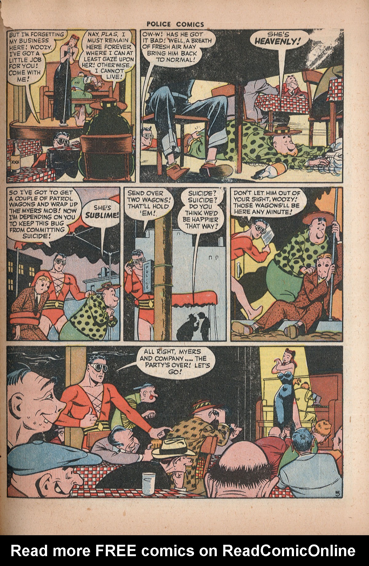 Read online Police Comics comic -  Issue #51 - 7