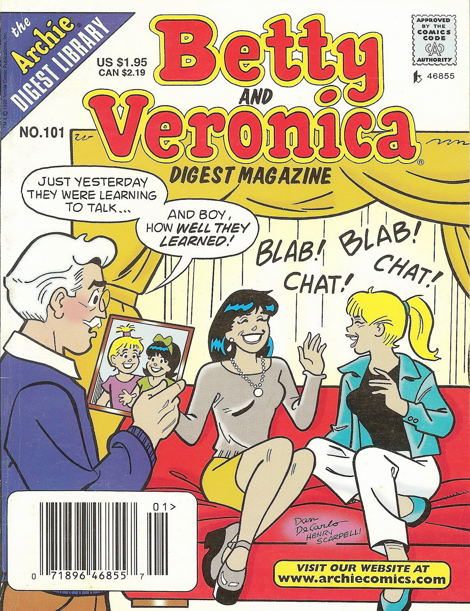 Read online Betty and Veronica Digest Magazine comic -  Issue #101 - 1