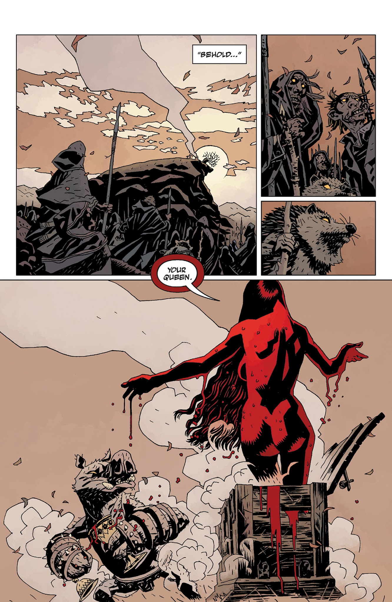 Read online Hellboy: The Wild Hunt comic -  Issue # TPB - 53