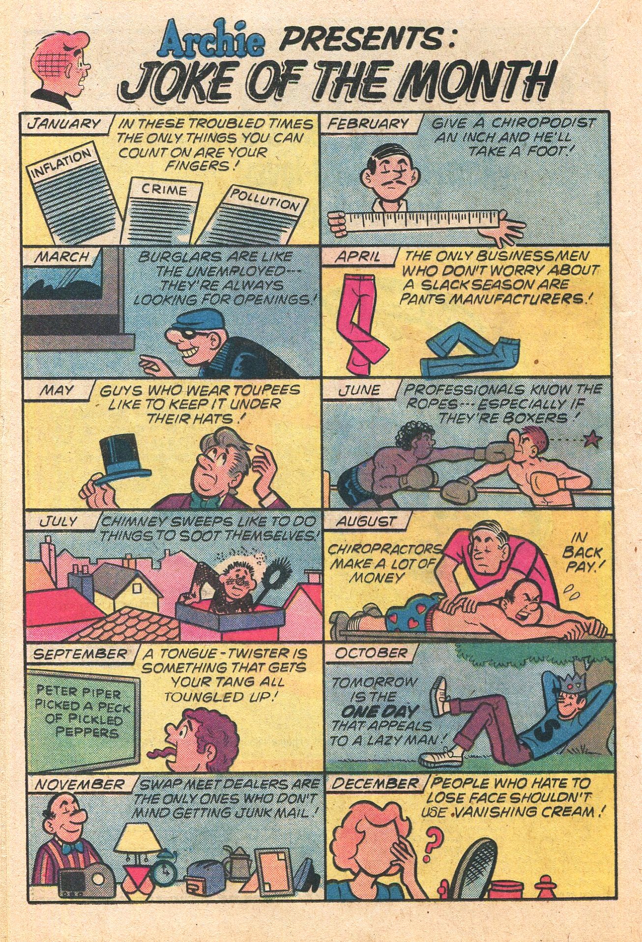 Read online Archie's Joke Book Magazine comic -  Issue #279 - 20