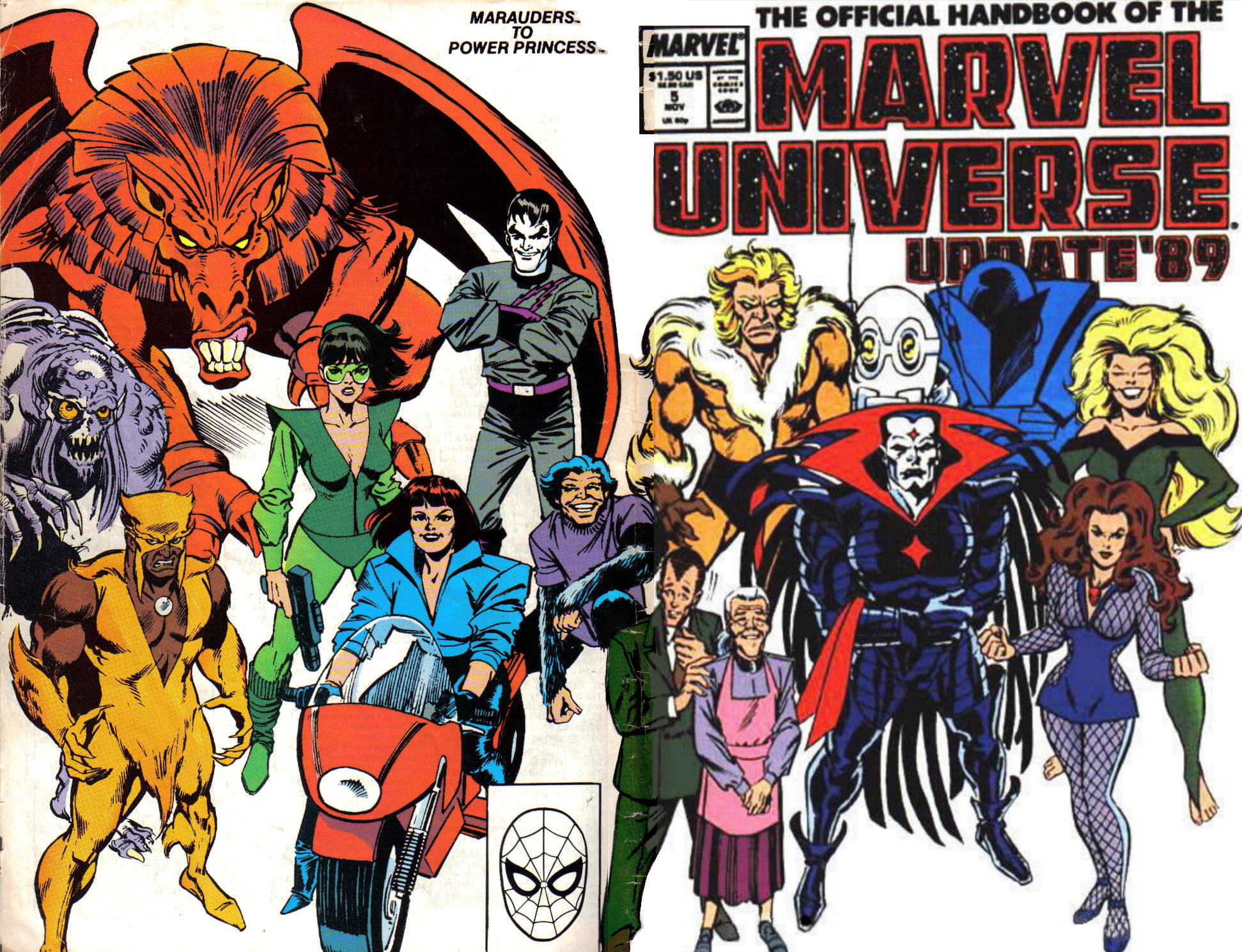 Read online The Official Handbook of the Marvel Universe: Update '89 comic -  Issue #5 - 54