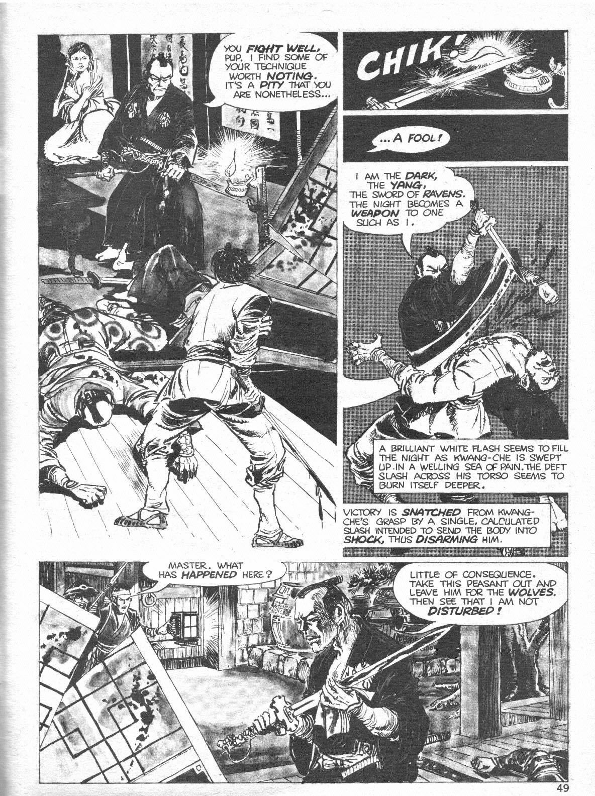 Read online The Deadly Hands of Kung Fu comic -  Issue #25 - 49