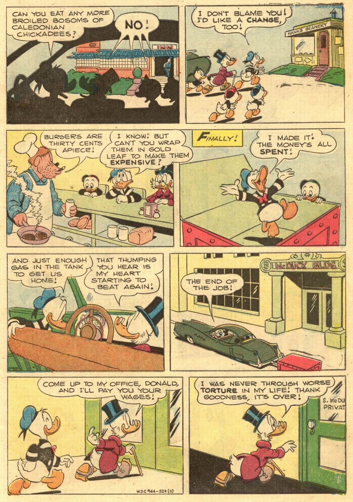 Read online Walt Disney's Comics and Stories comic -  Issue #144 - 11