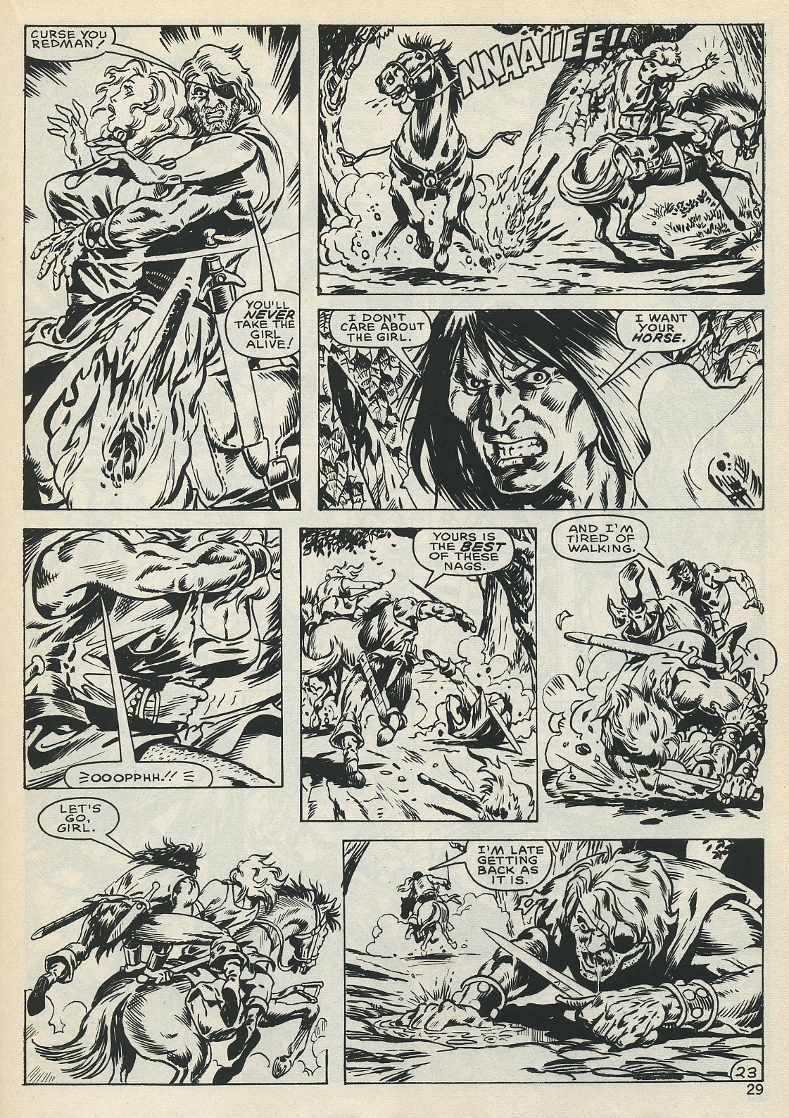 Read online The Savage Sword Of Conan comic -  Issue #128 - 28