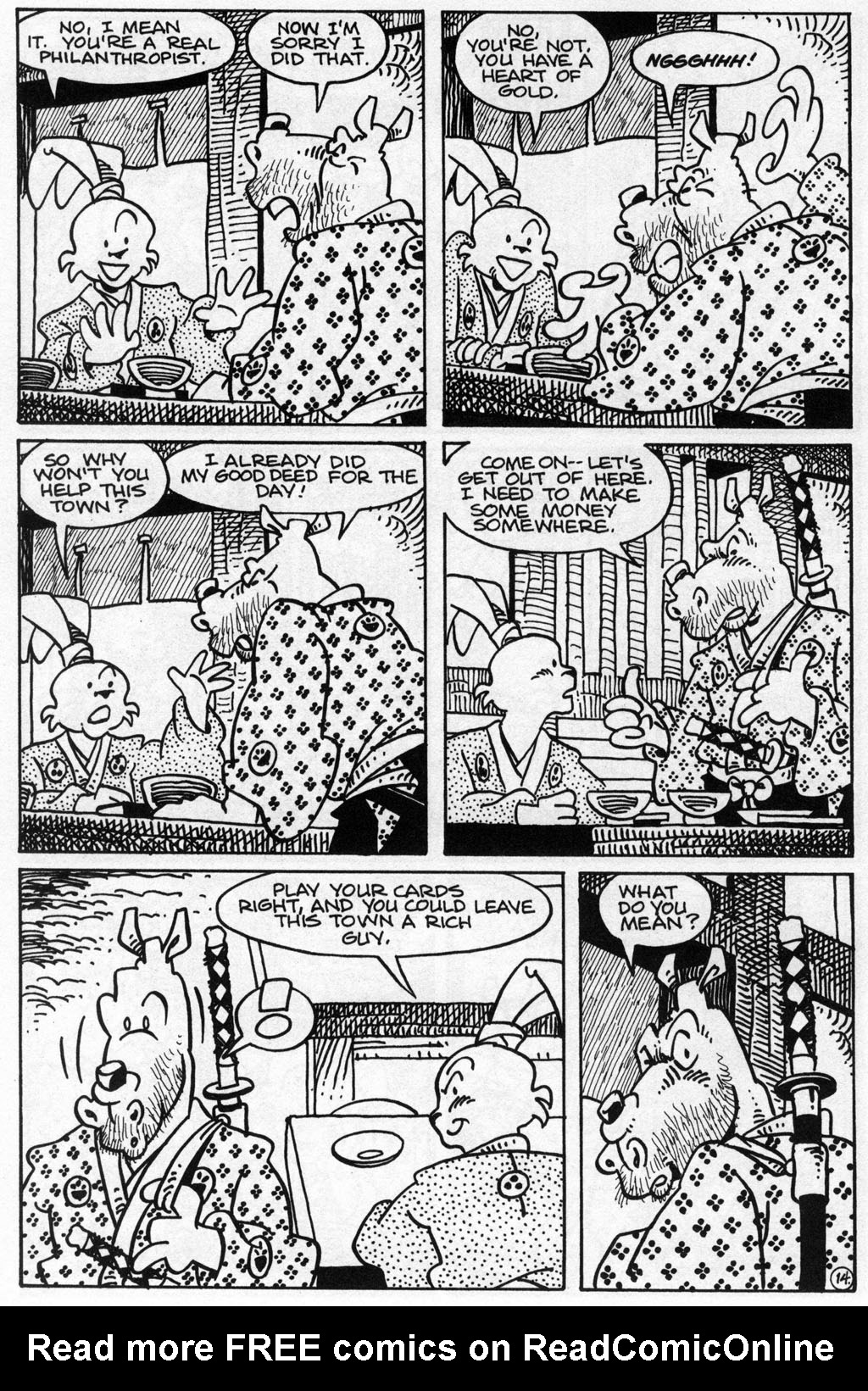 Read online Usagi Yojimbo (1996) comic -  Issue #46 - 16