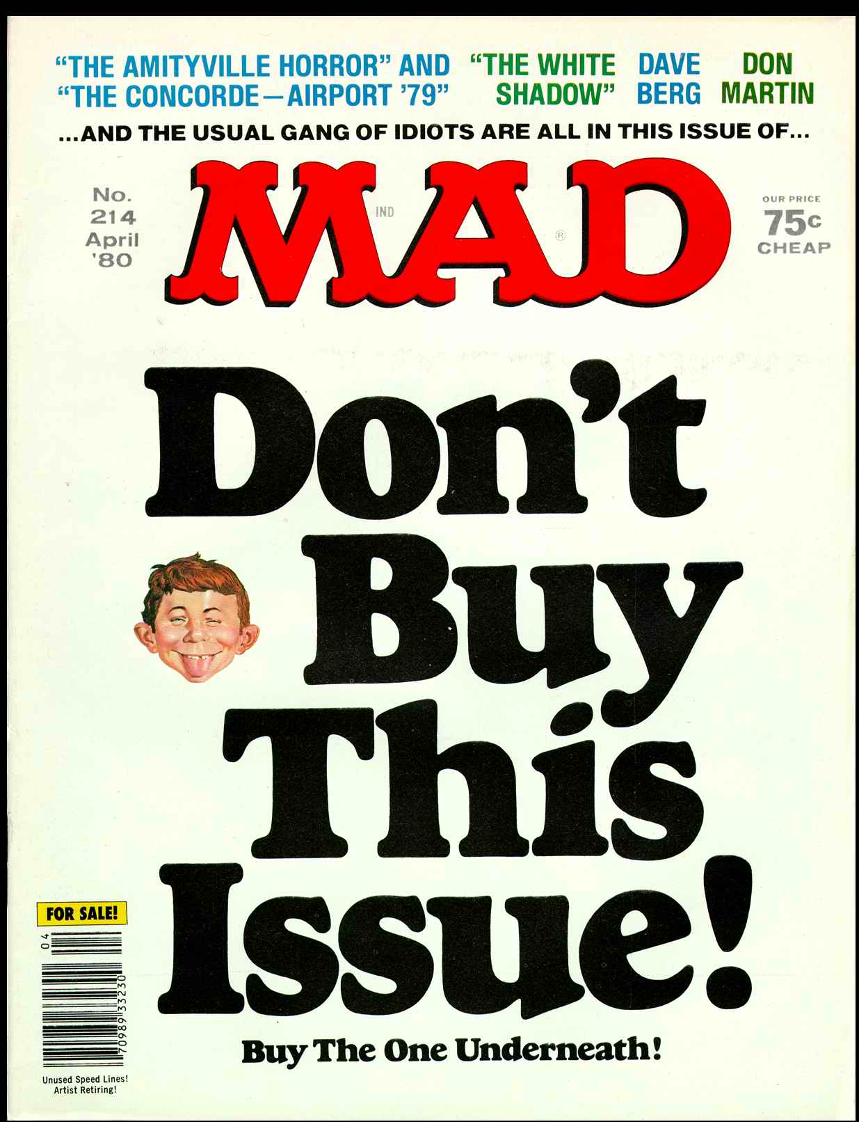 Read online MAD comic -  Issue #214 - 1