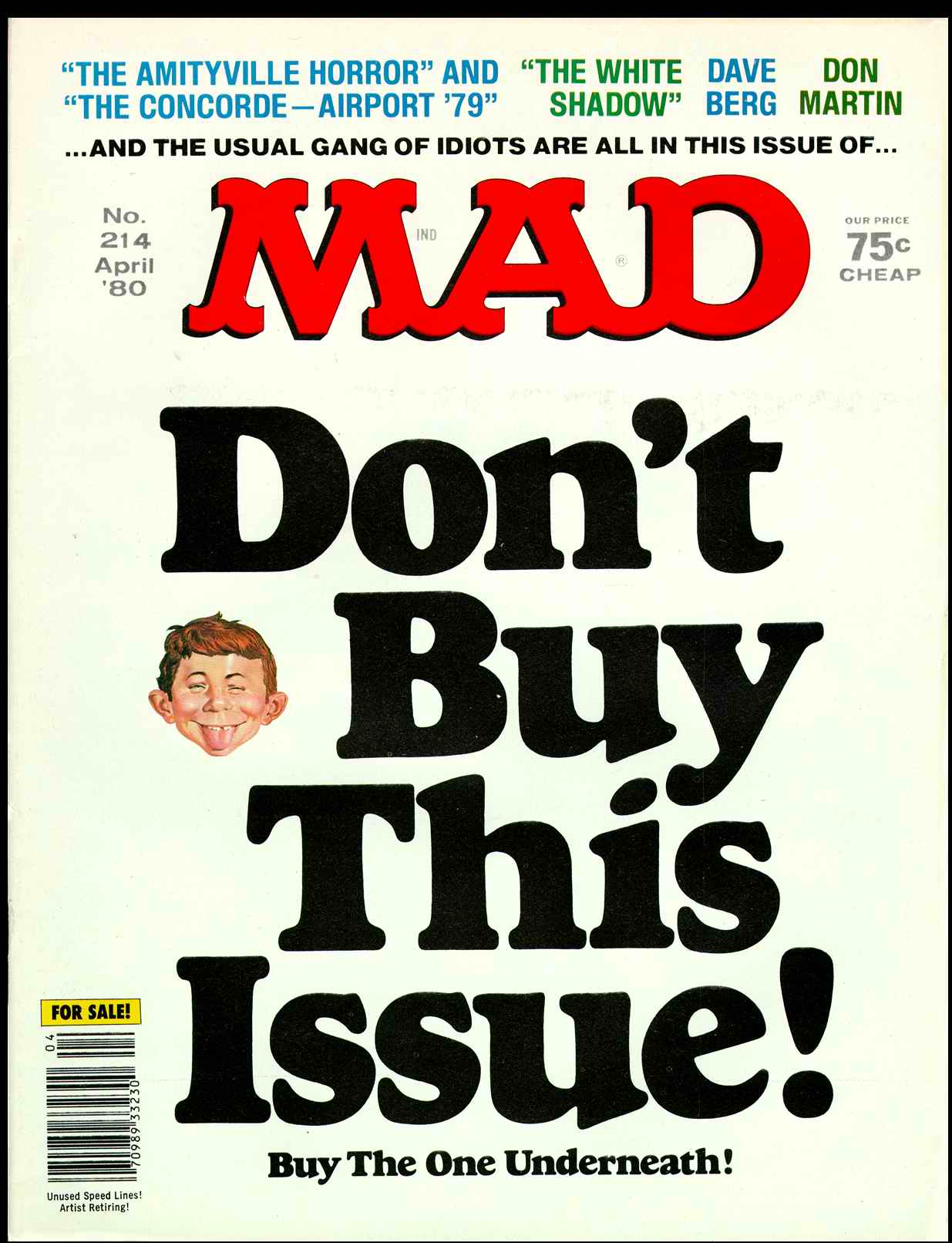 Read online MAD comic -  Issue #214 - 1