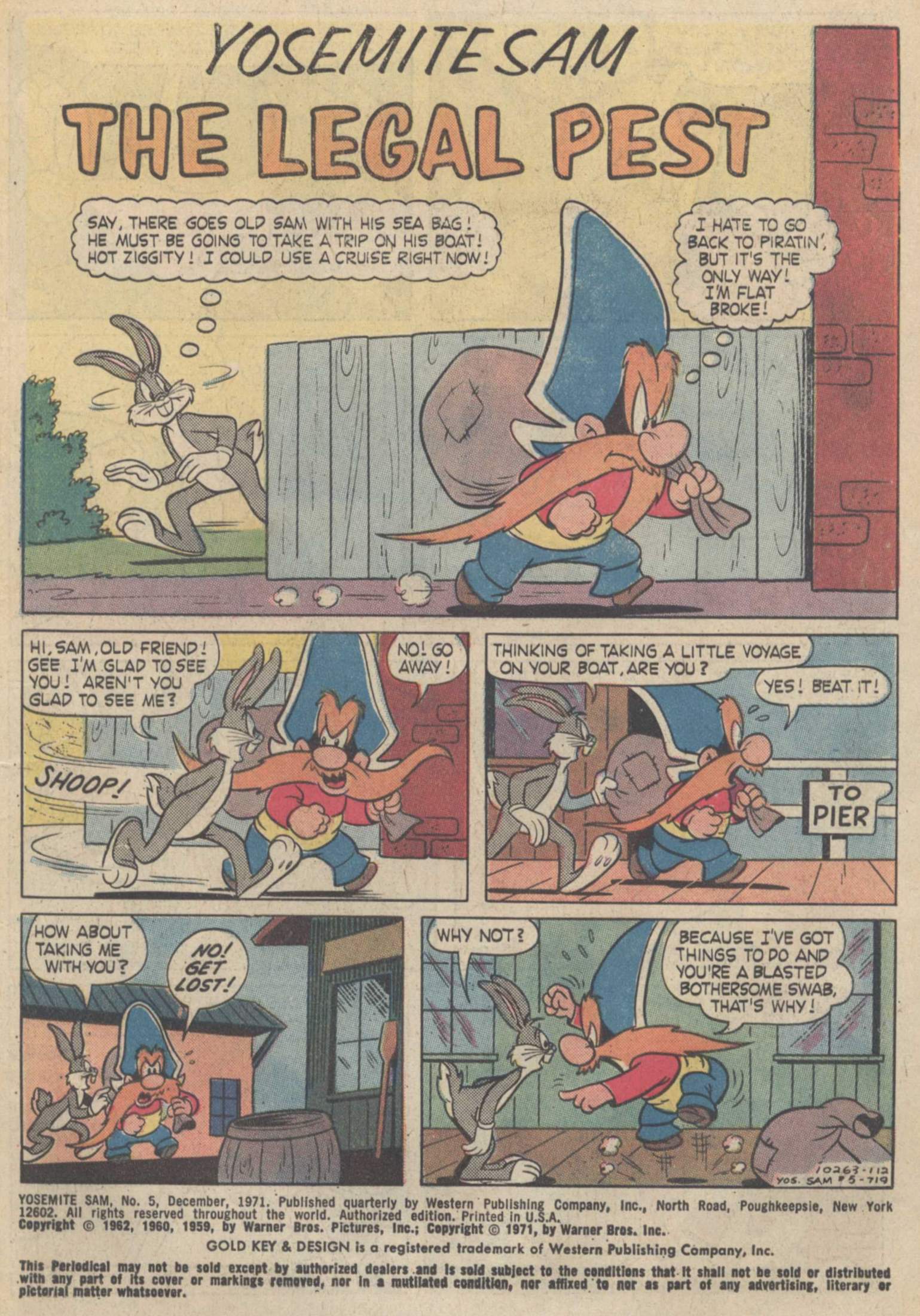 Read online Yosemite Sam and Bugs Bunny comic -  Issue #5 - 3