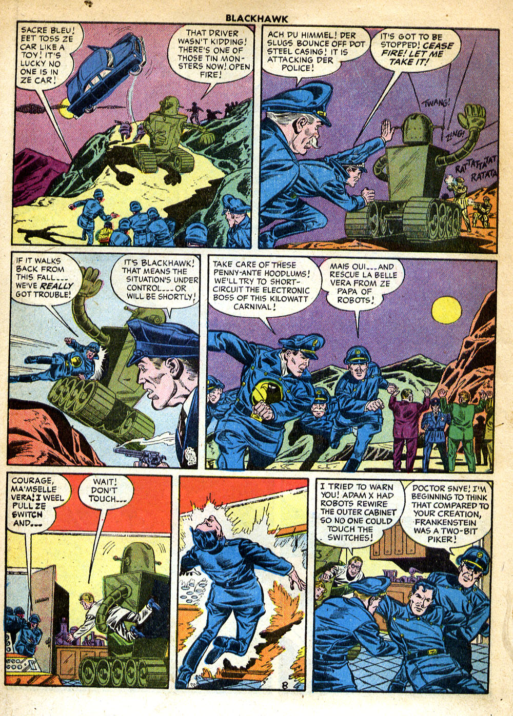 Read online Blackhawk (1957) comic -  Issue #102 - 10